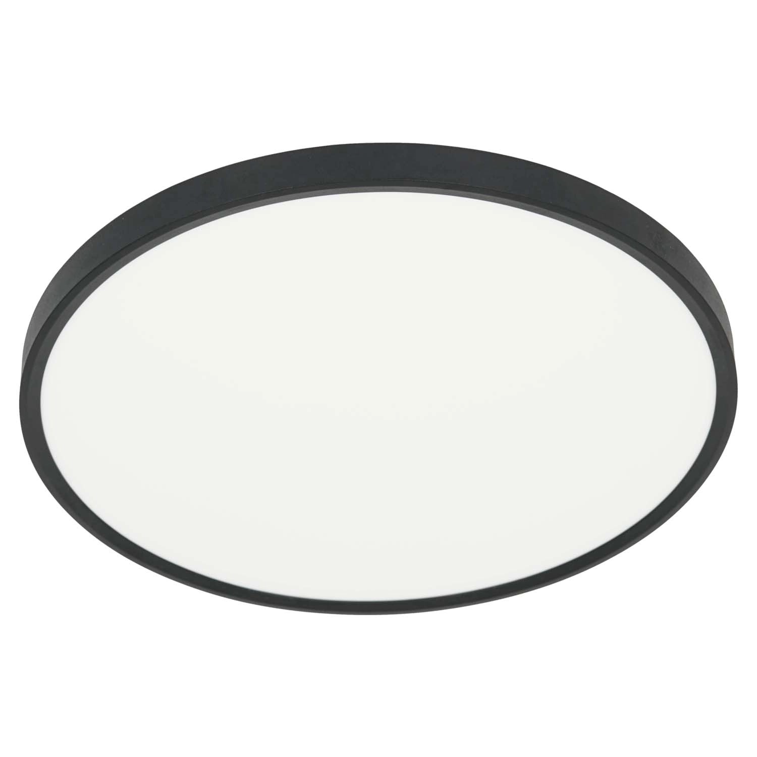 MiLAGRO Plafon LED MAQ 32W 3000/4000/6500K 3400lm IP40 śr. 40 cm czarny