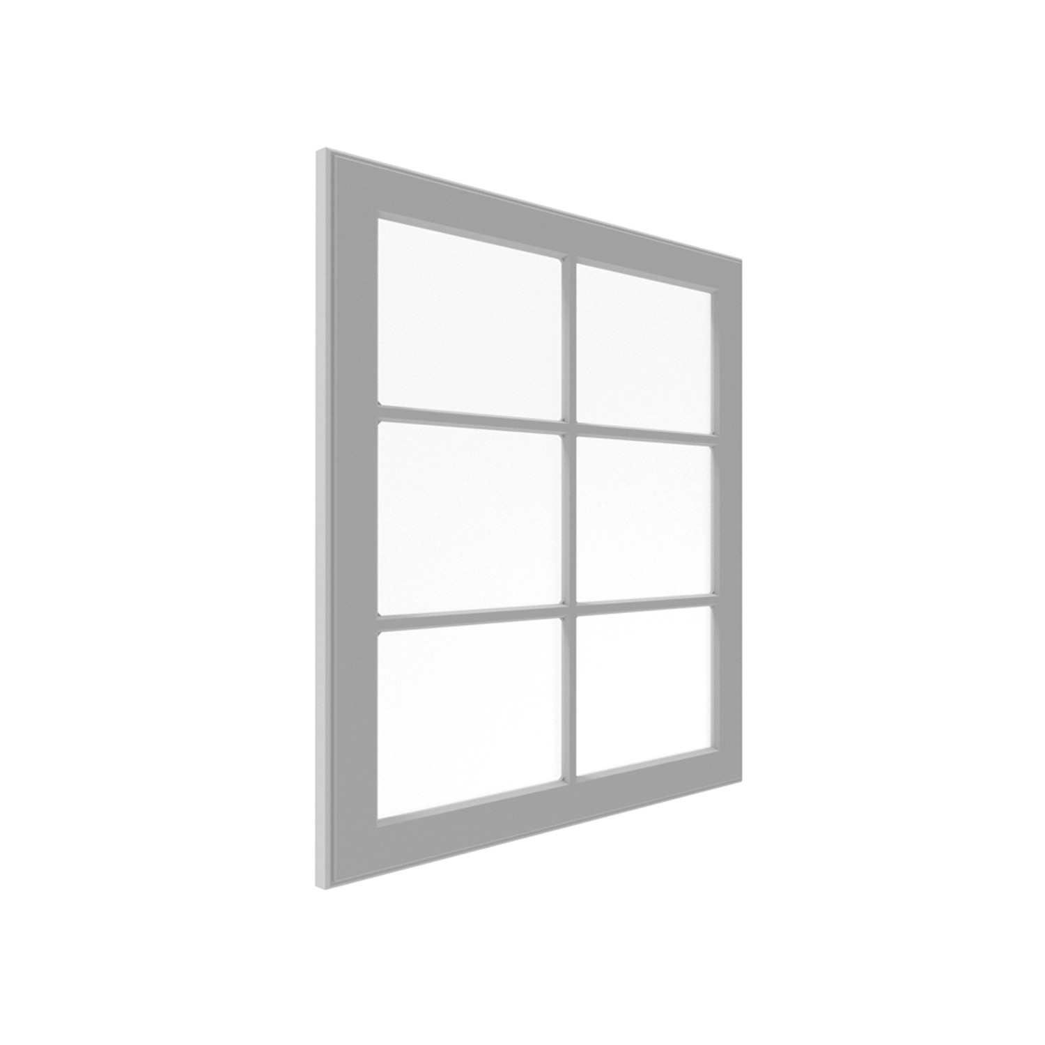 Front Modena witryna 60 x 71 cm szary mat