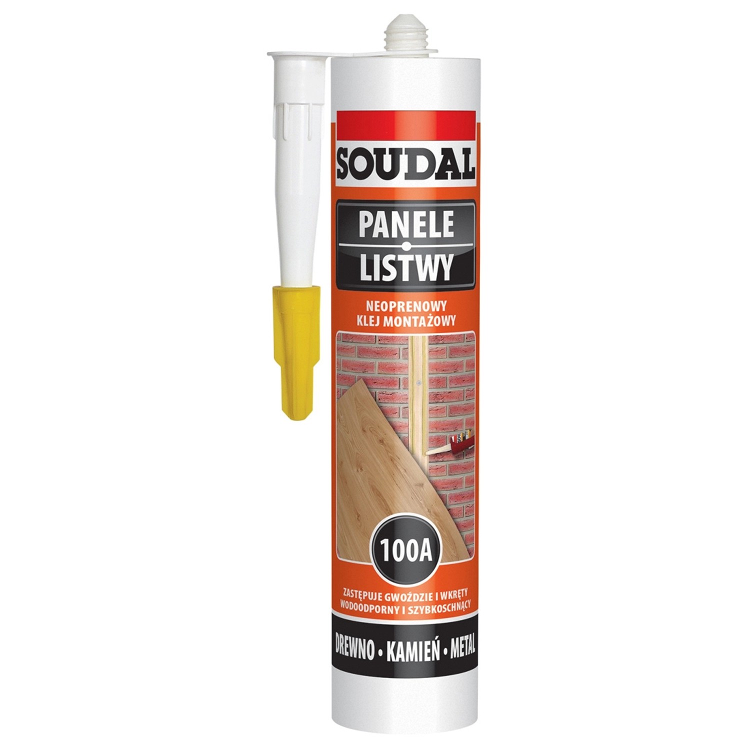Soudal Klej montażowy neoprenowy 100A do listew i paneli 280 ml