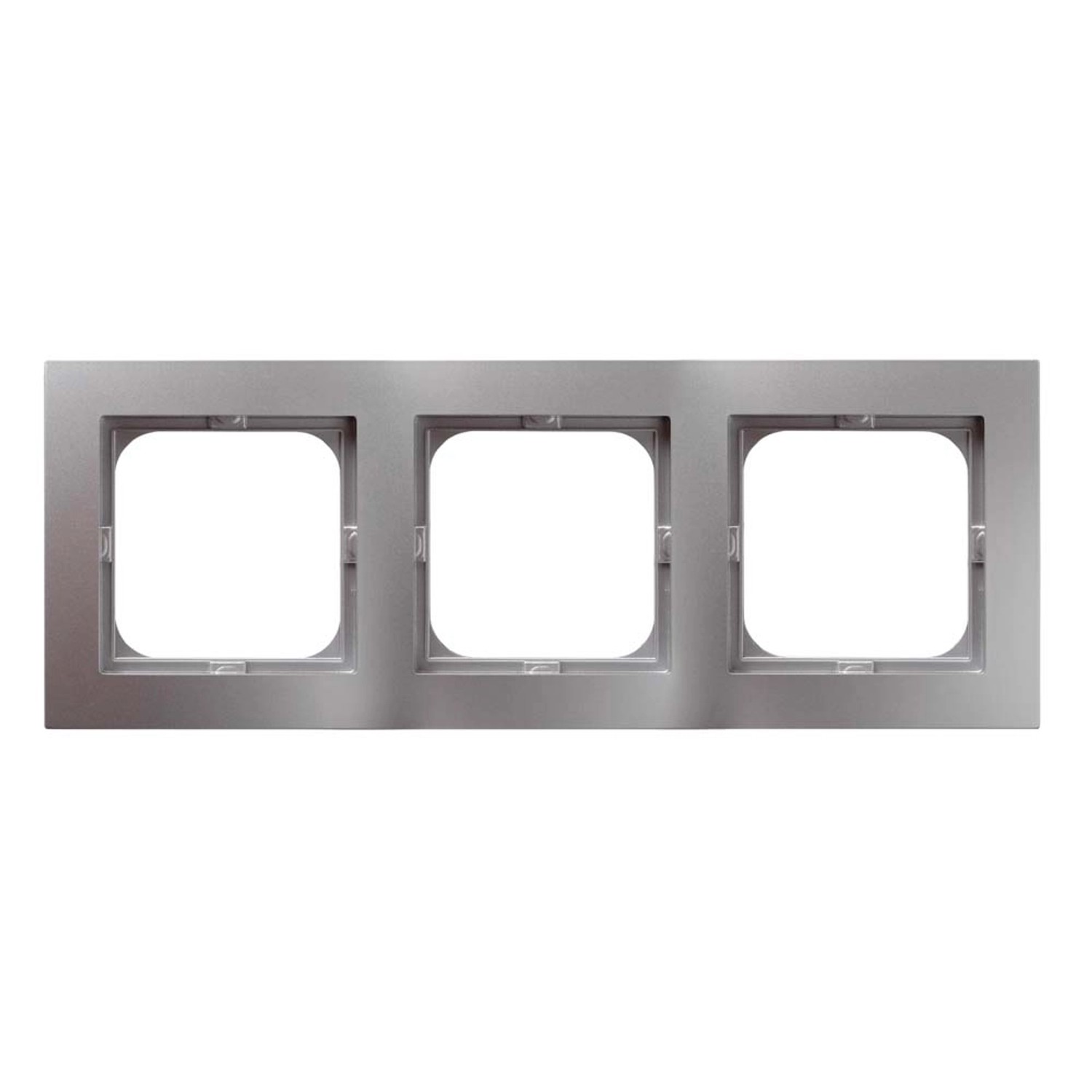 Ramka 3-krotna AS R-3G/18 srebro