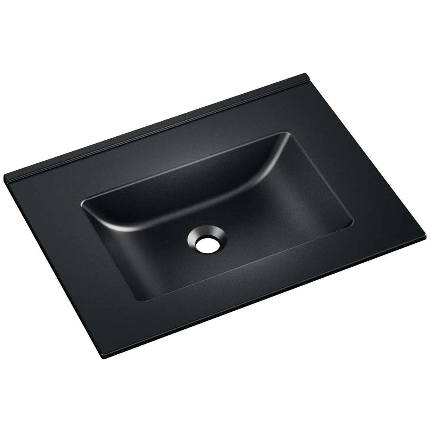 Axis Umywalka KORNAT 61 meblowa granitowa grafitowy