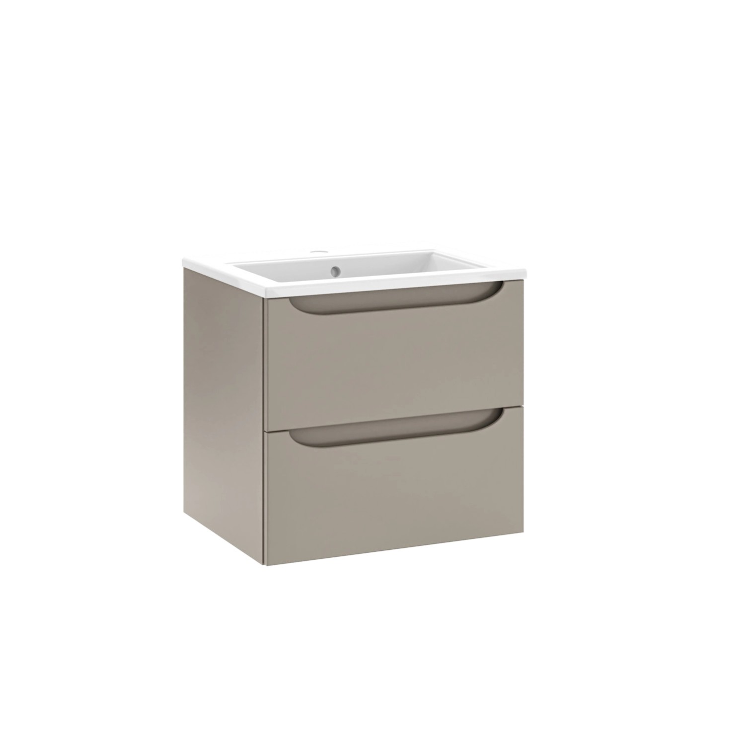 Mirano Zestaw szafka z umywalką Selvia Taupe 50 cm