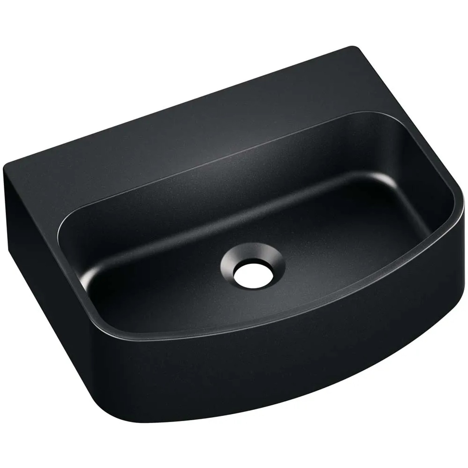 Axis Umywalka MOLAT 45 nablatowa granitowa grafitowy