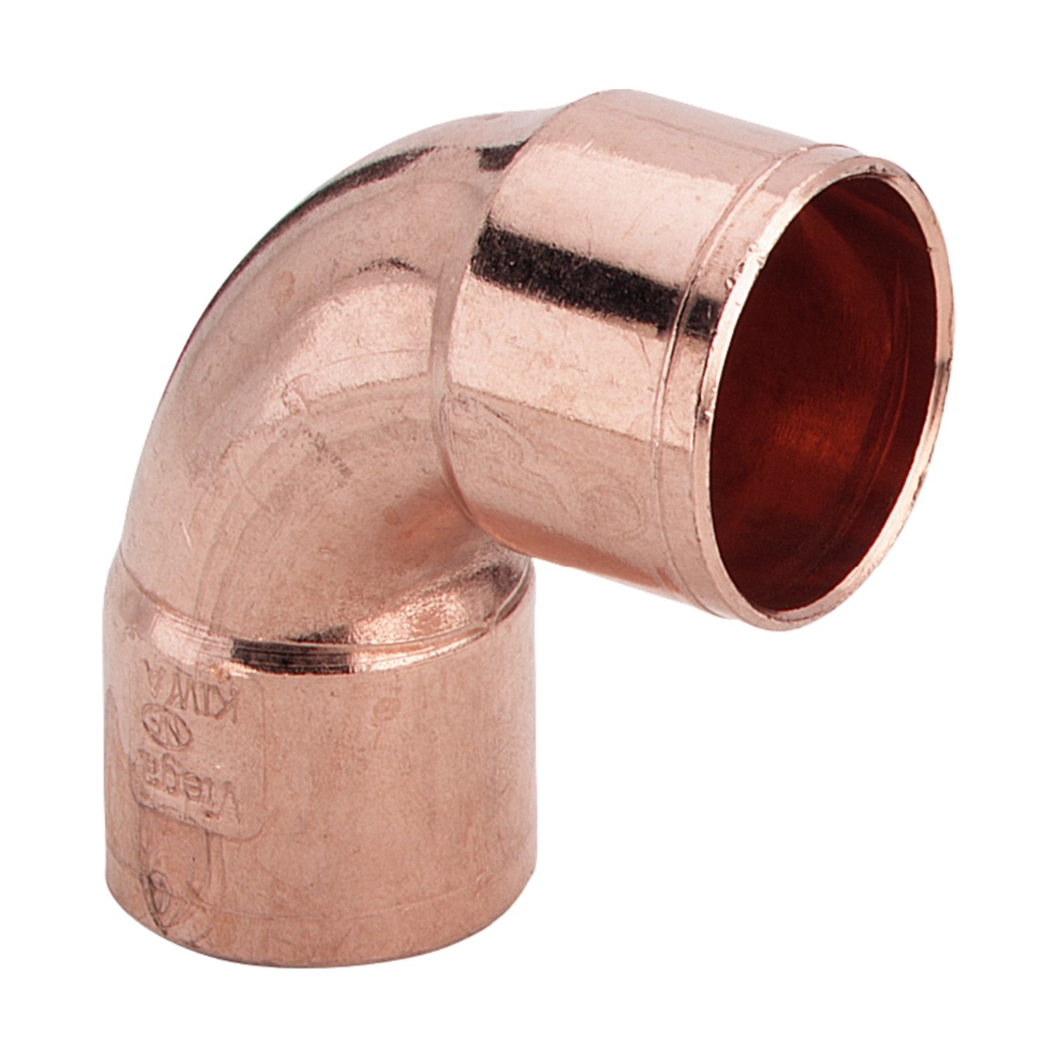 Kolano LW/LW 18mm miedź