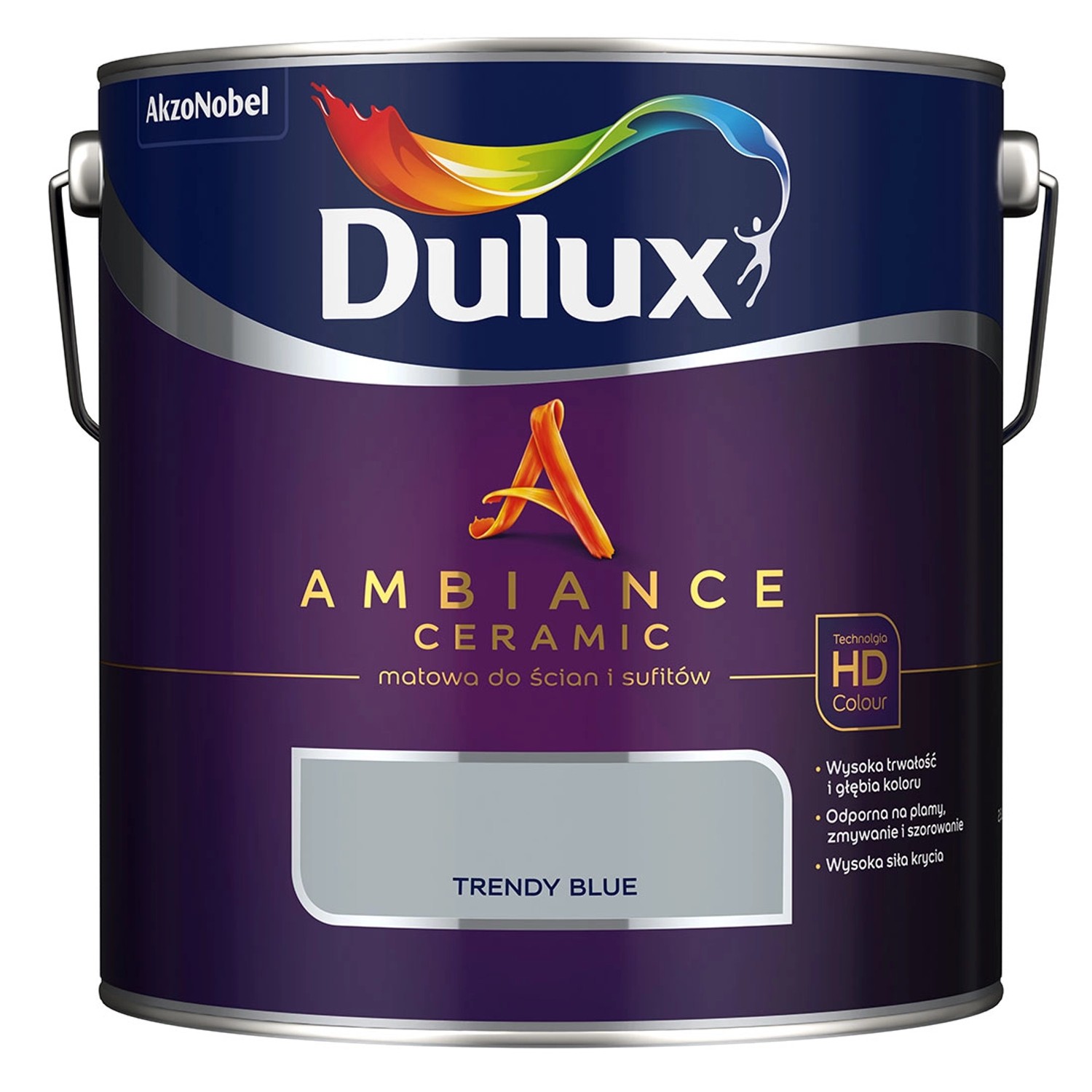 Farba Dulux Ambiance Ceramic trendy blue 2,5 L