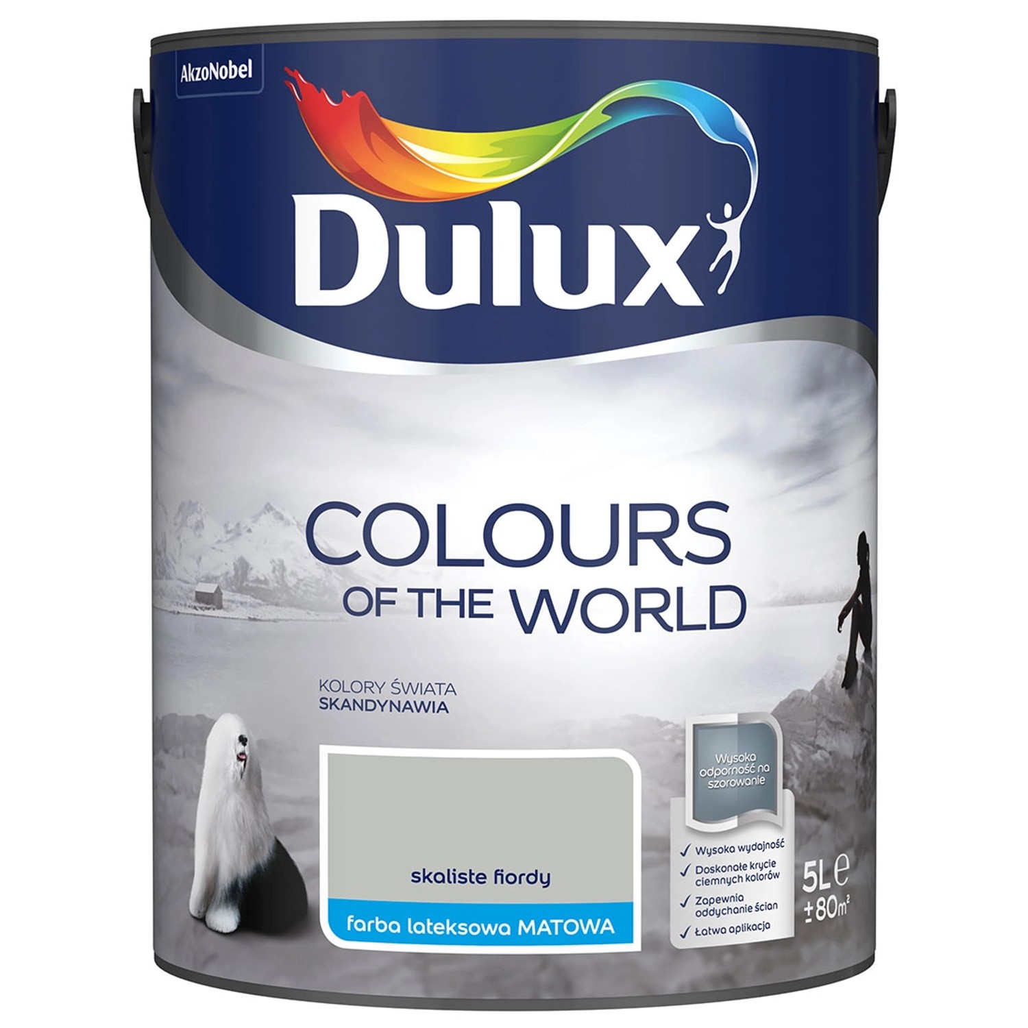 Farba Dulux Kolory Świata skaliste fiordy 5 l