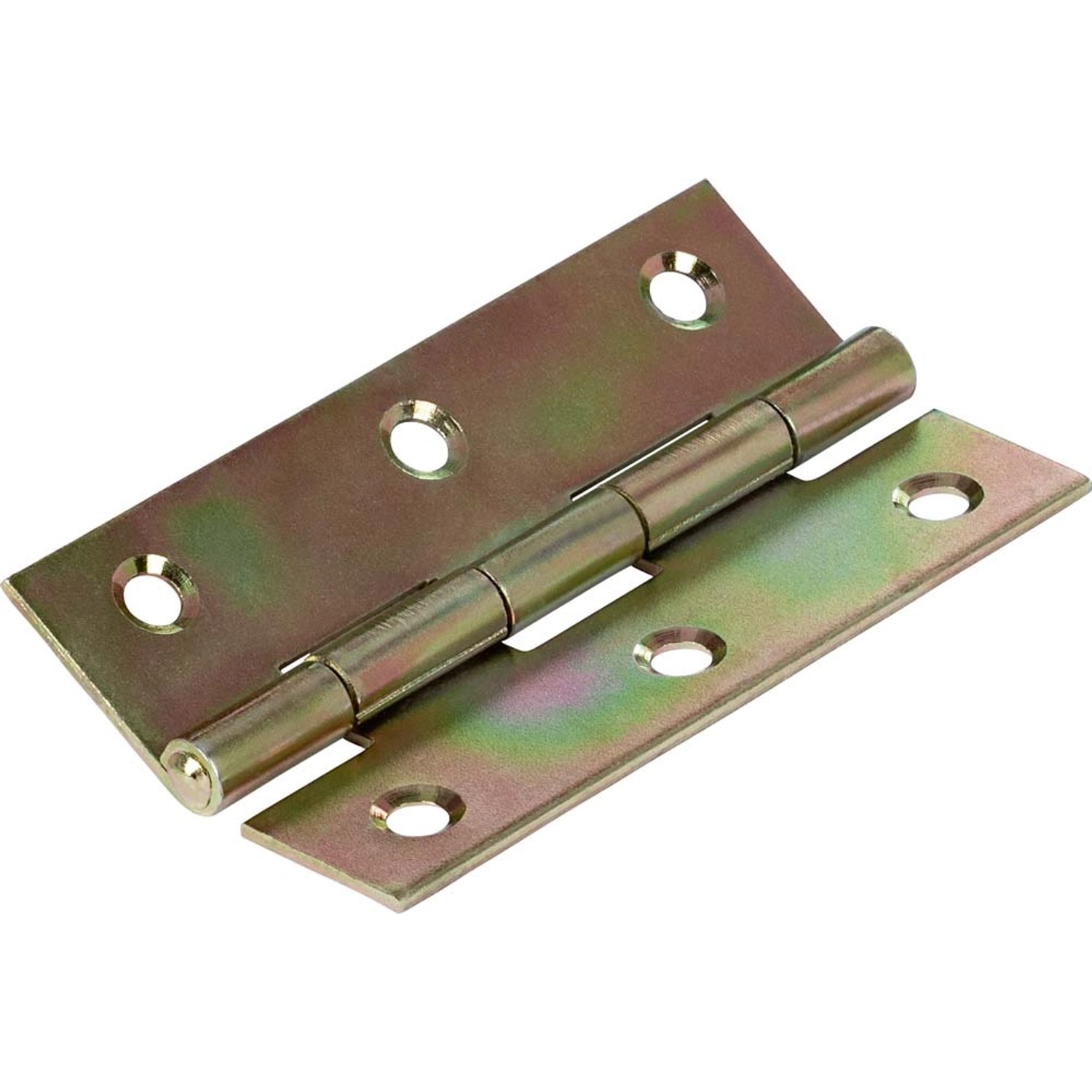 Zawias wąski 80 mm x 42 mm ocynkowany na żółto