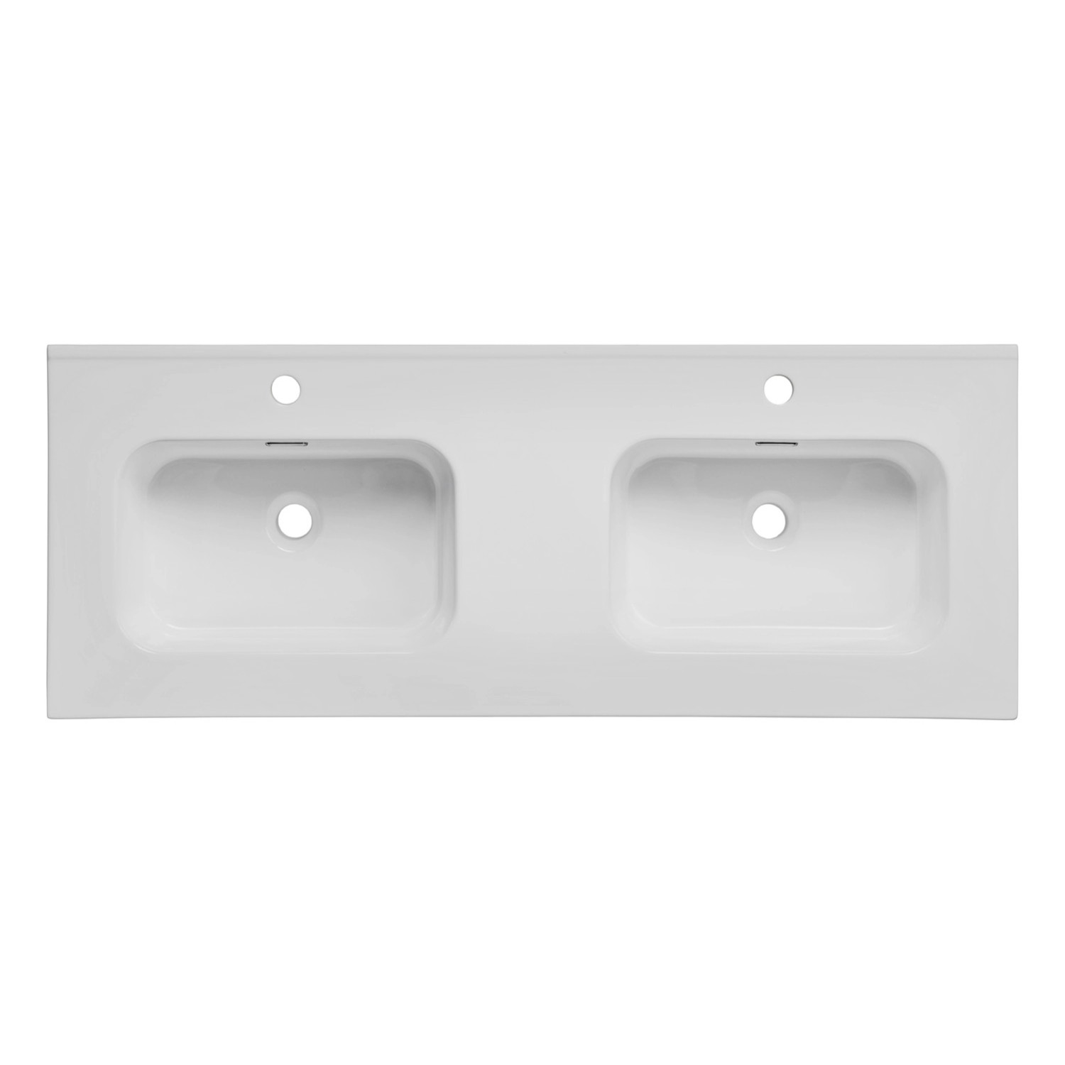 Umywalka Go 2K 120 prostokątna wpuszczana 121x46x17