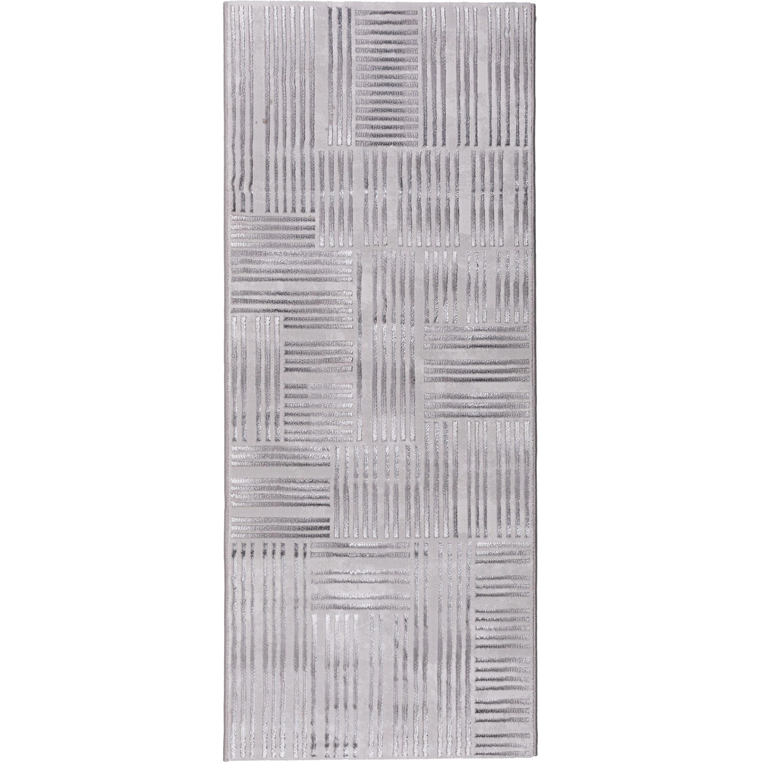 Multidecor Dywan COSTA linie 80 x 200 cm srebrny