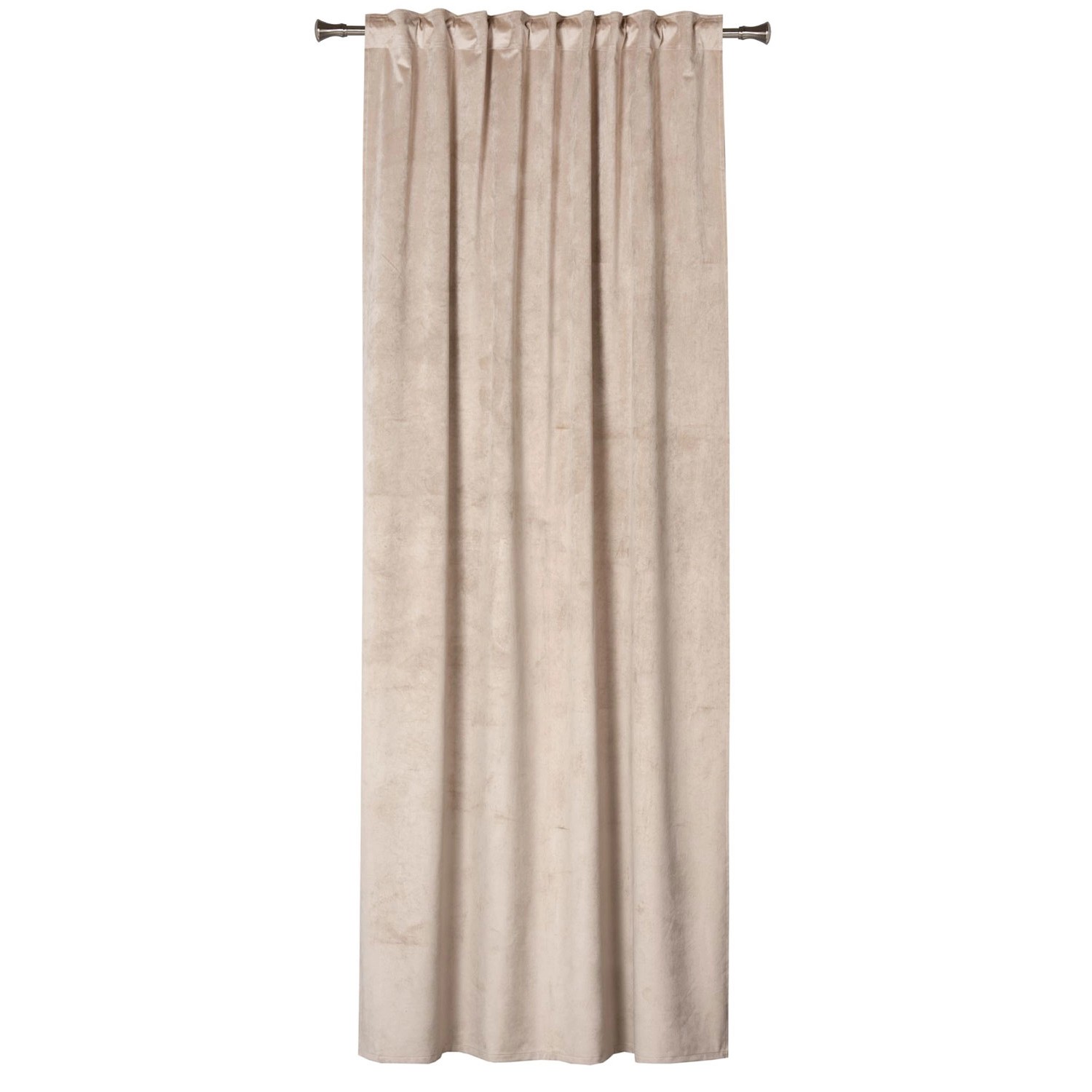 Zasłona NOTTE na taśmie 135 cm x 260 cm beżowa