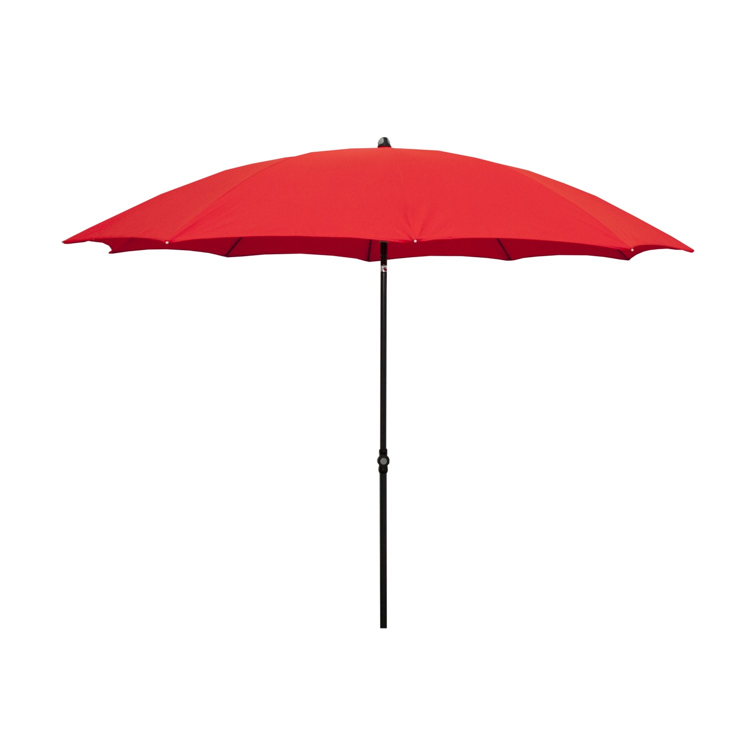 Parasol ogrodowy NASSAU czerwony - śr. 250 cm