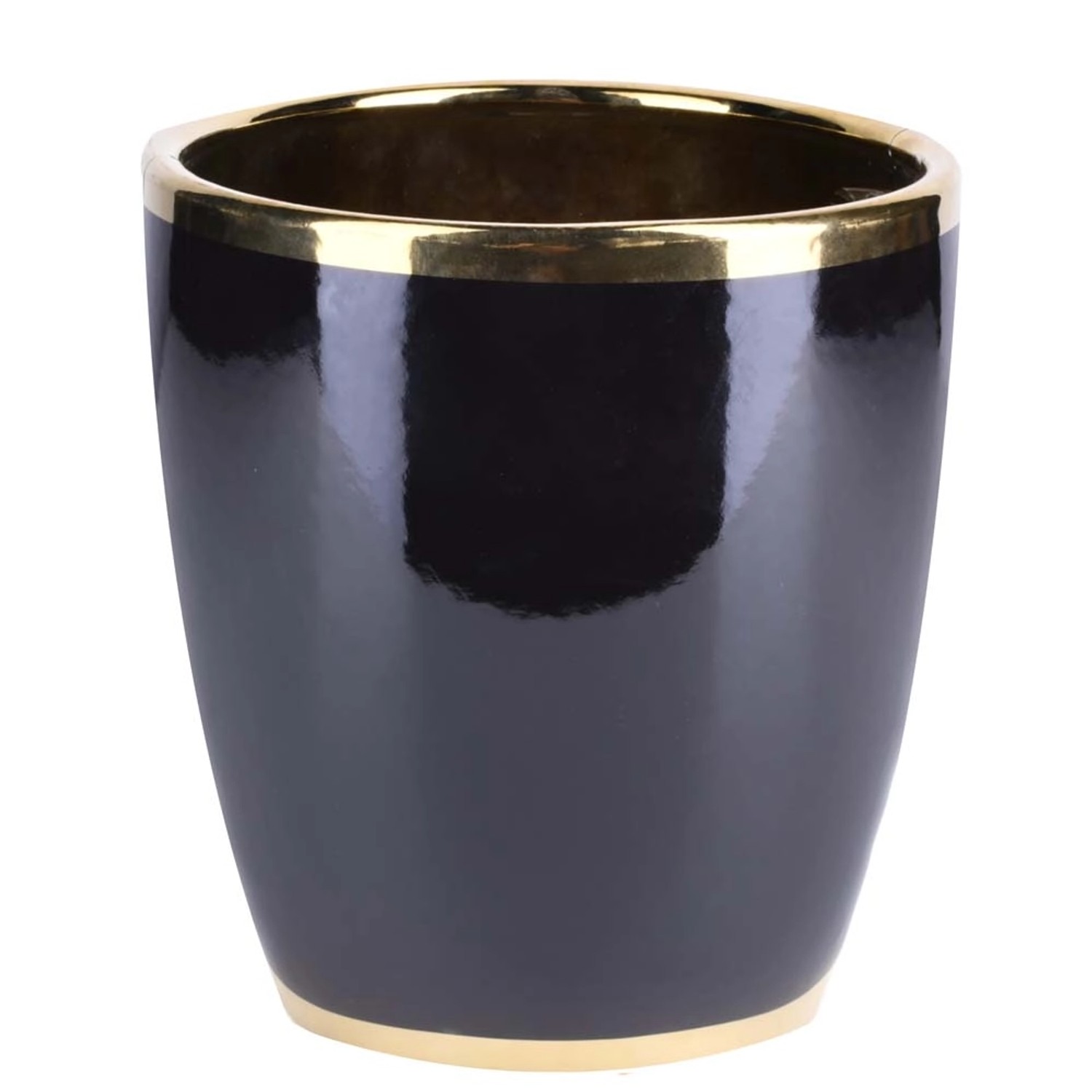 Osłonka Venice L złoto-czarna - 30 cm