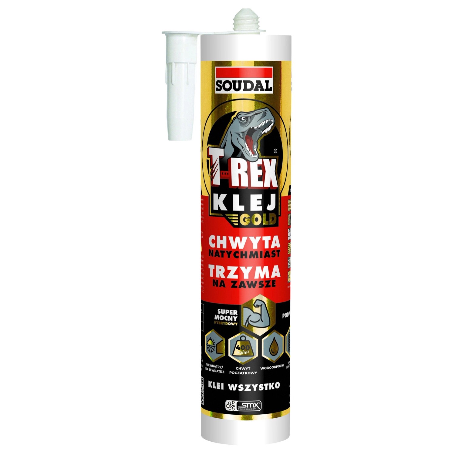 Soudal Klej montażowy T-REX Gold Power 290 ml