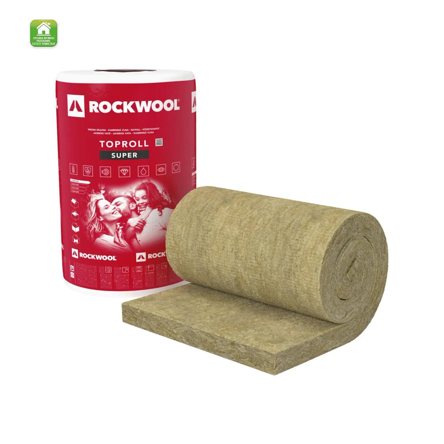 Rockwool Wełna mineralna Toproll Super 200 mm rolka 2,5 m2
