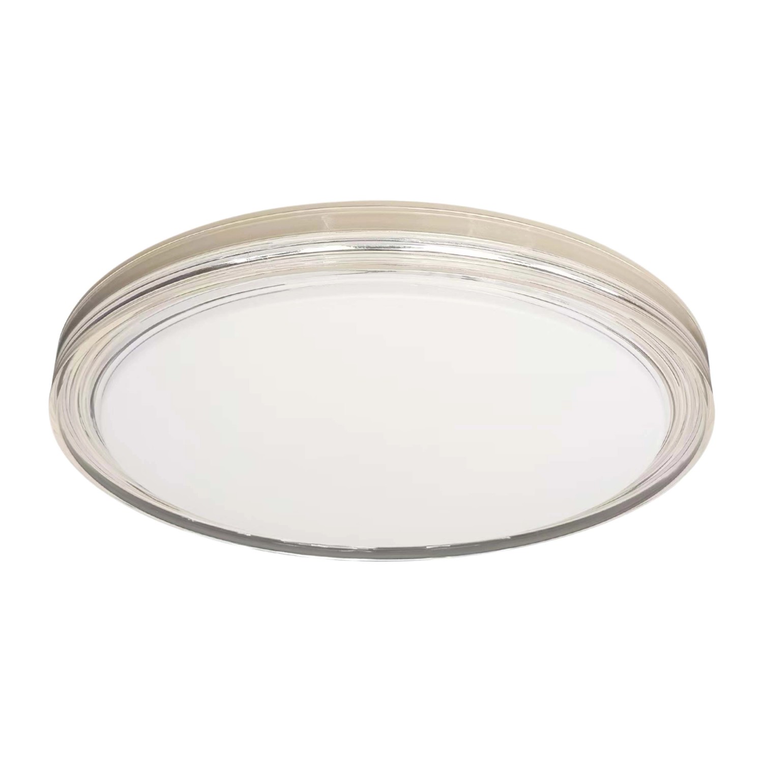 MiLAGRO Plafon LED LAGO 36W 4000K 3600lm śr. 48 cm bursztynowy