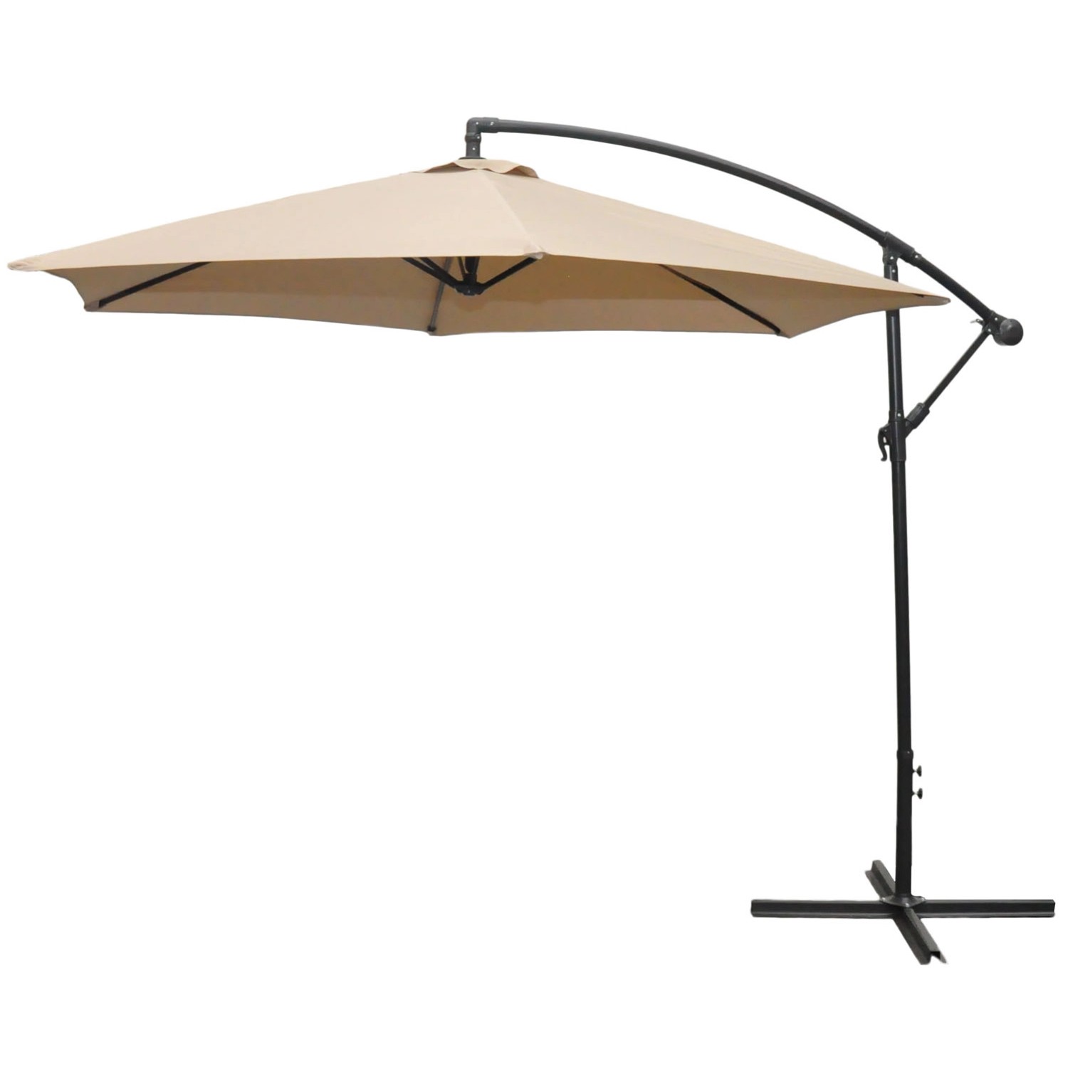 Parasol ogrodowy BANANA taupe - 300 x 300 cm