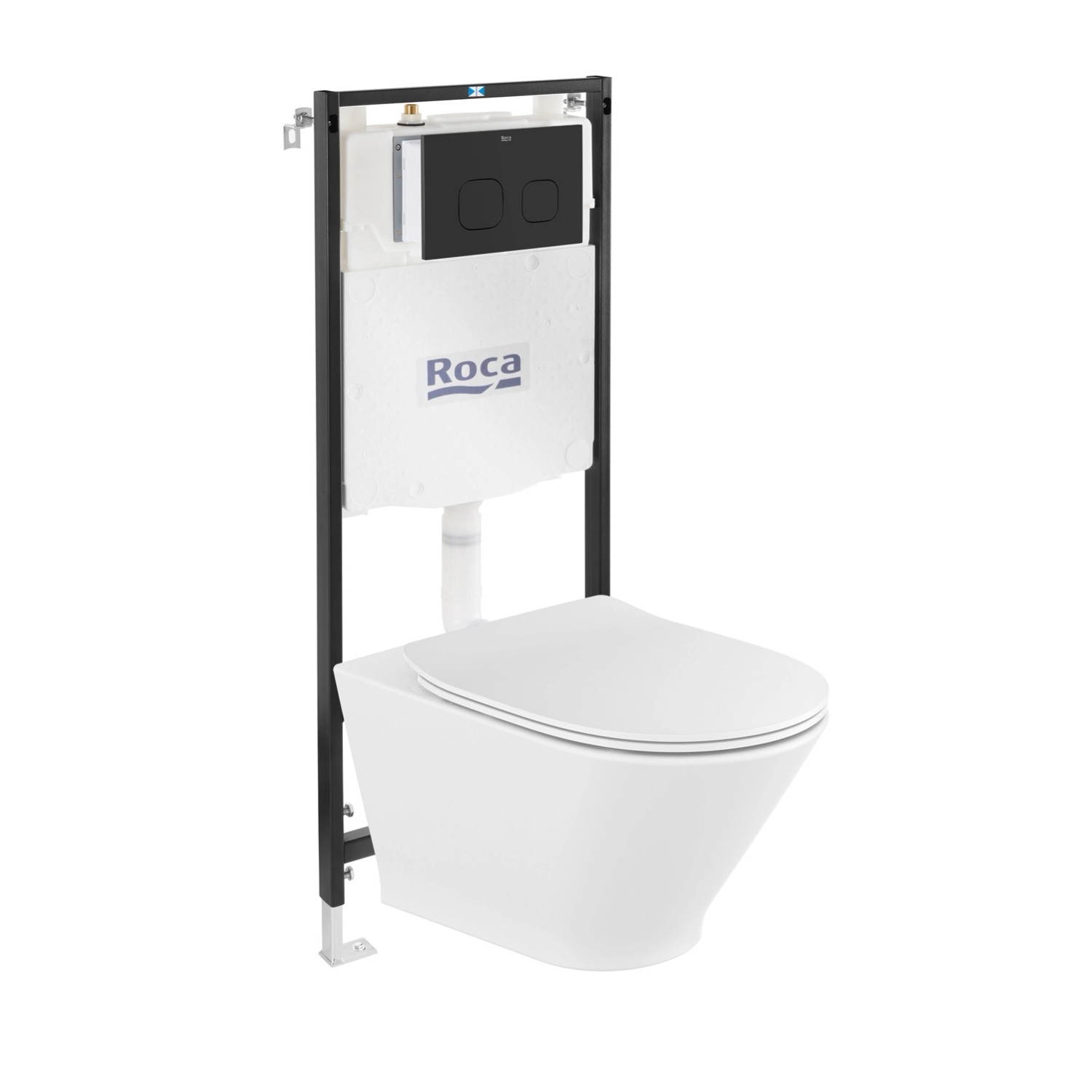 Roca Zestaw podtynkowy Gap Round AcOne z miską 54 cm