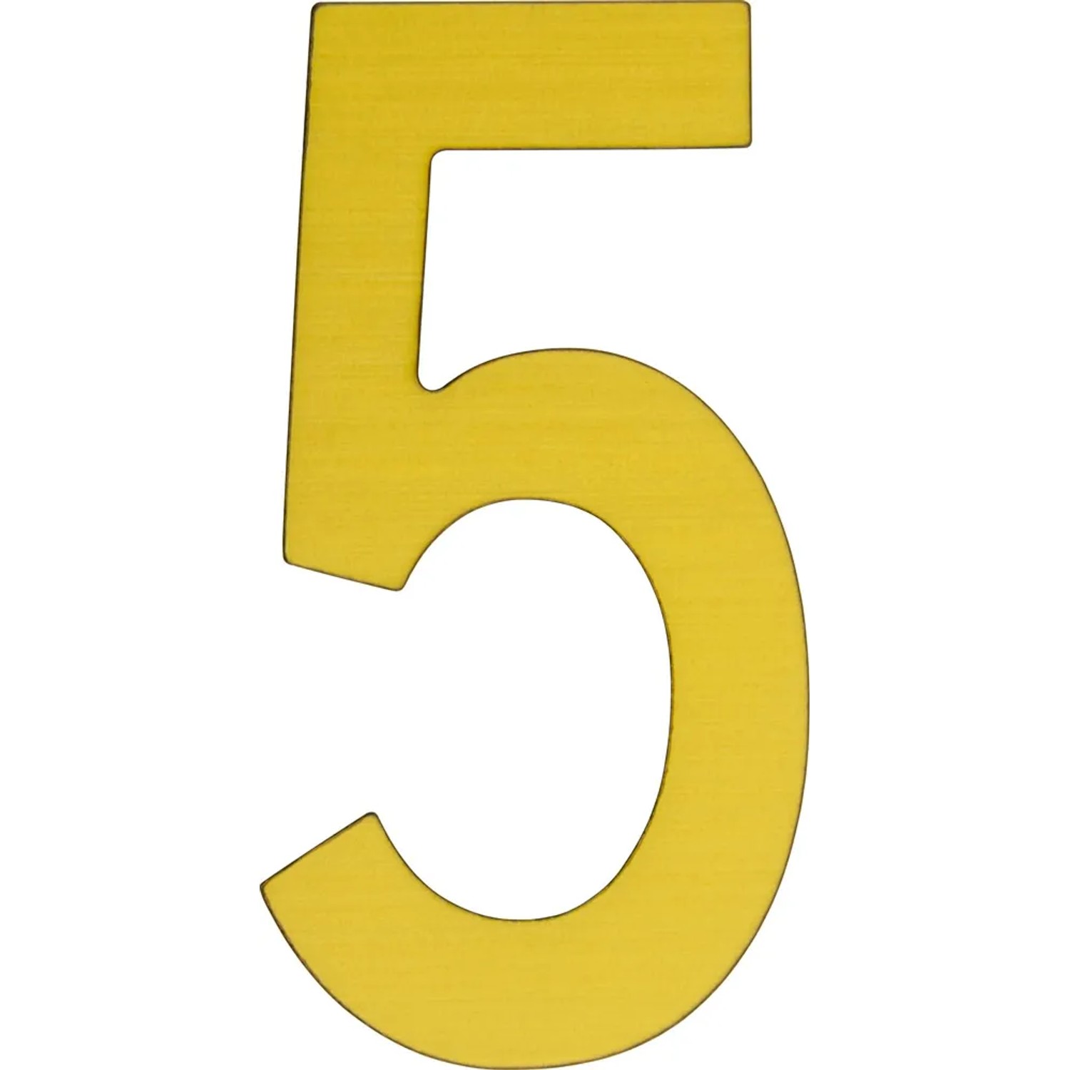 Metro Cyfra złota szczotkowana 5 50 mm