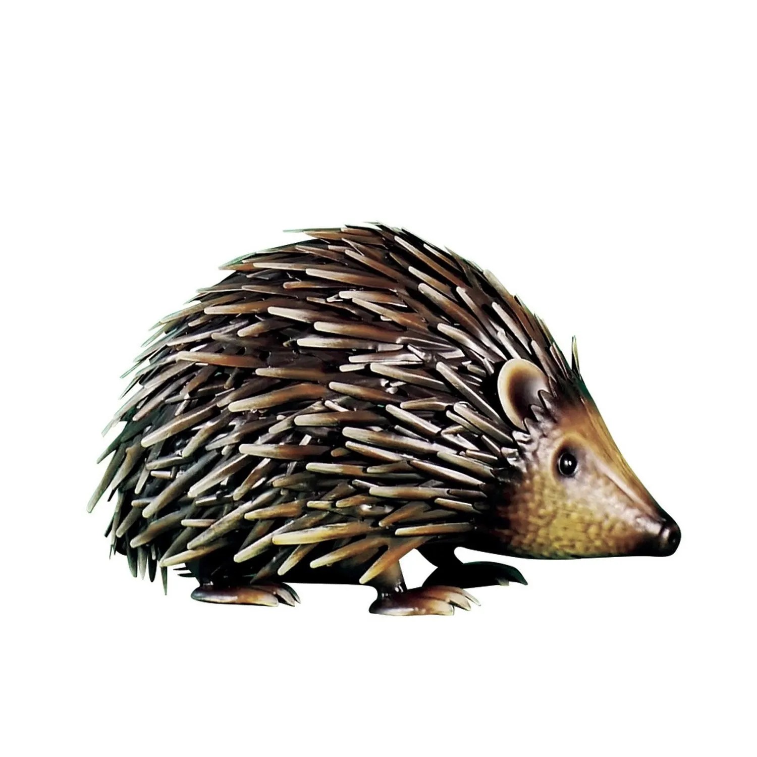 Figurka metalowa jeż - 16x16x26 cm