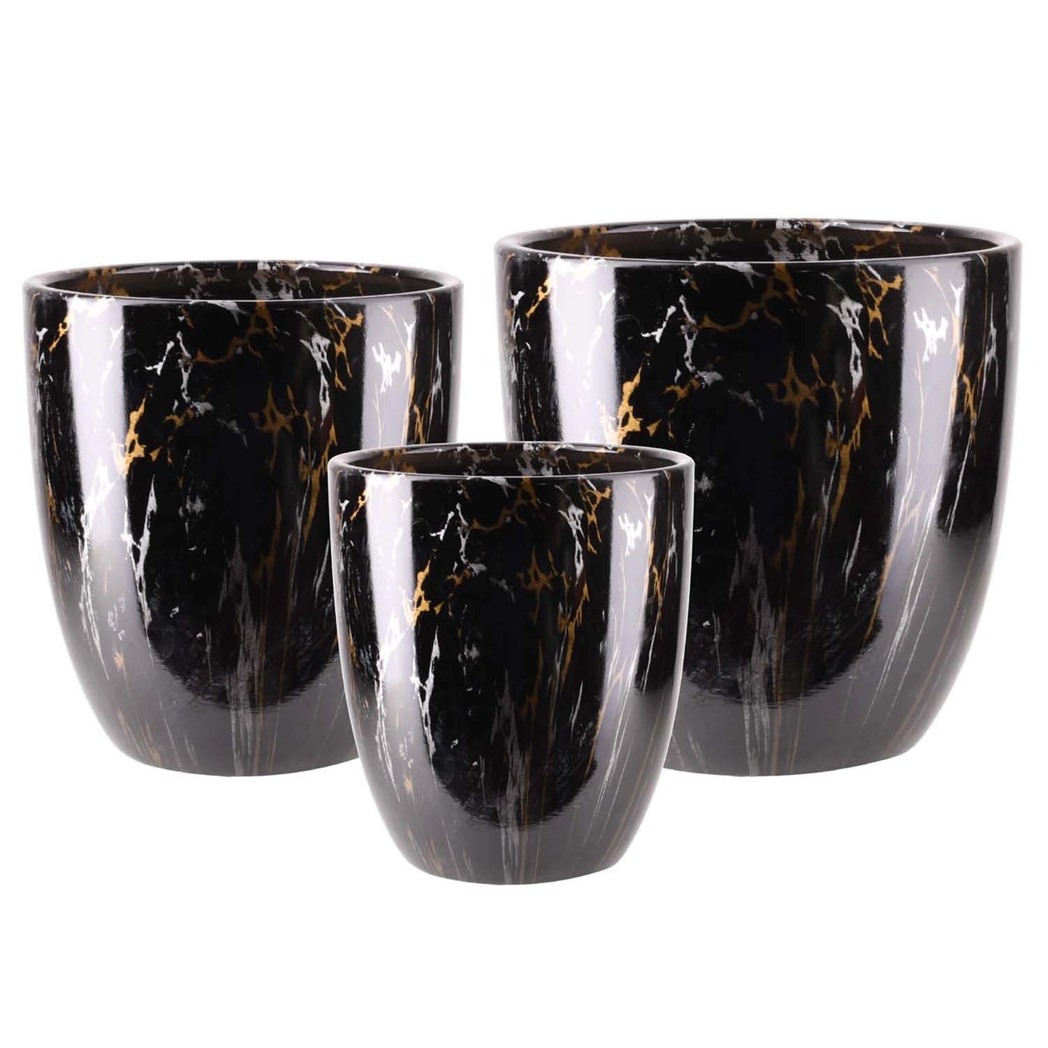 Osłonka Axim marmur czarna komplet 3szt.