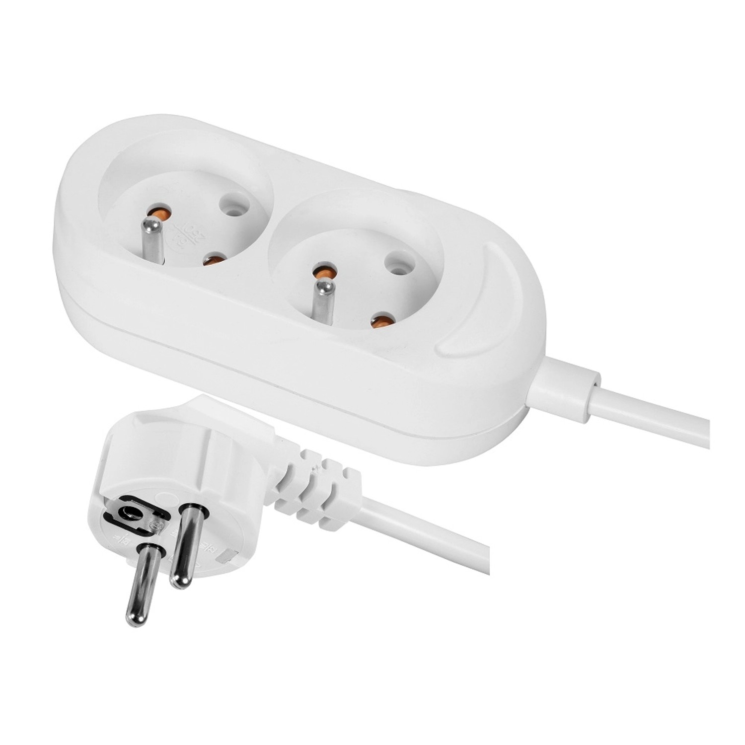 Jonex Przedłużacz 2-gniazdkowy 1 m