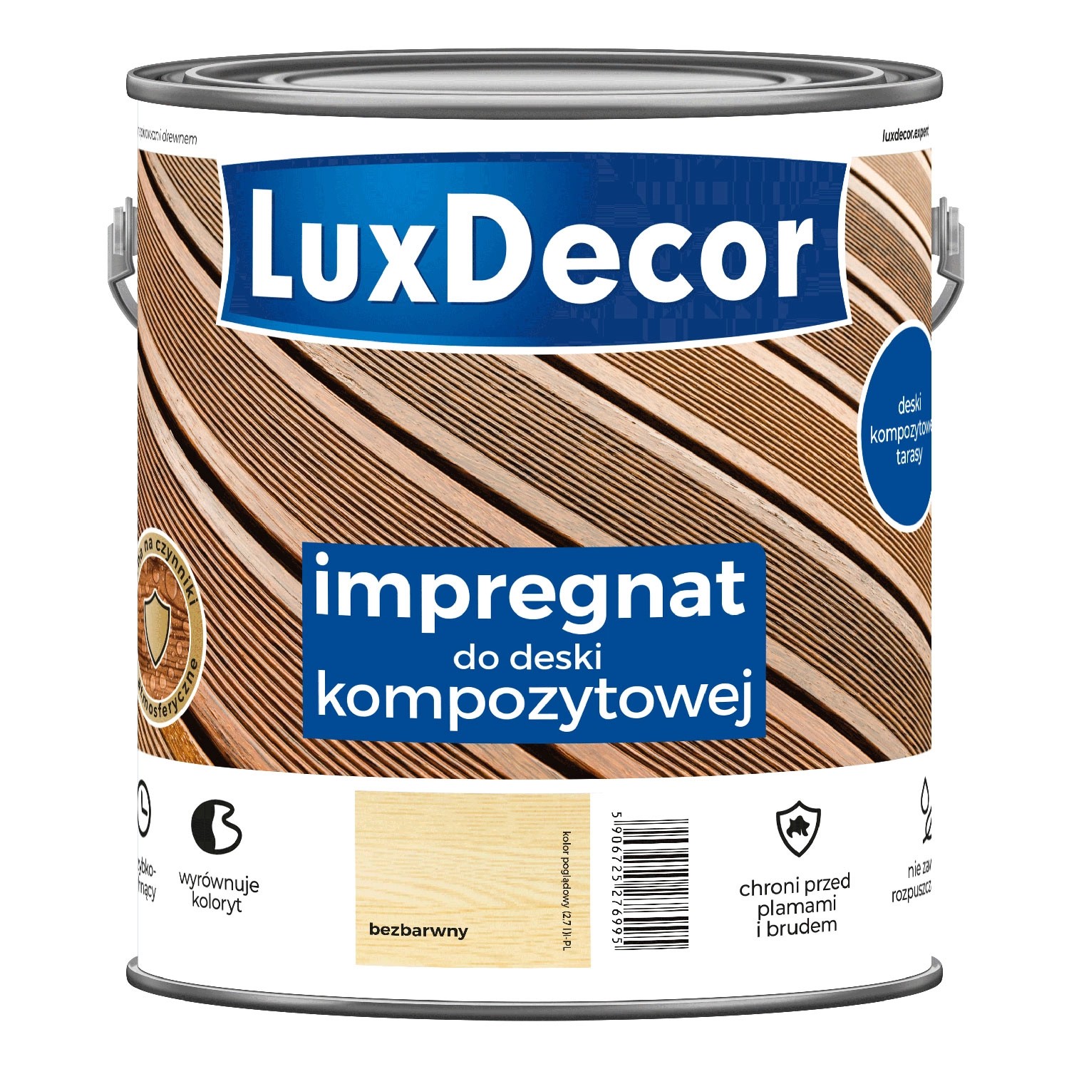LuxDecor Impregnat do deski kompozytowej bezbarwny 2,2L
