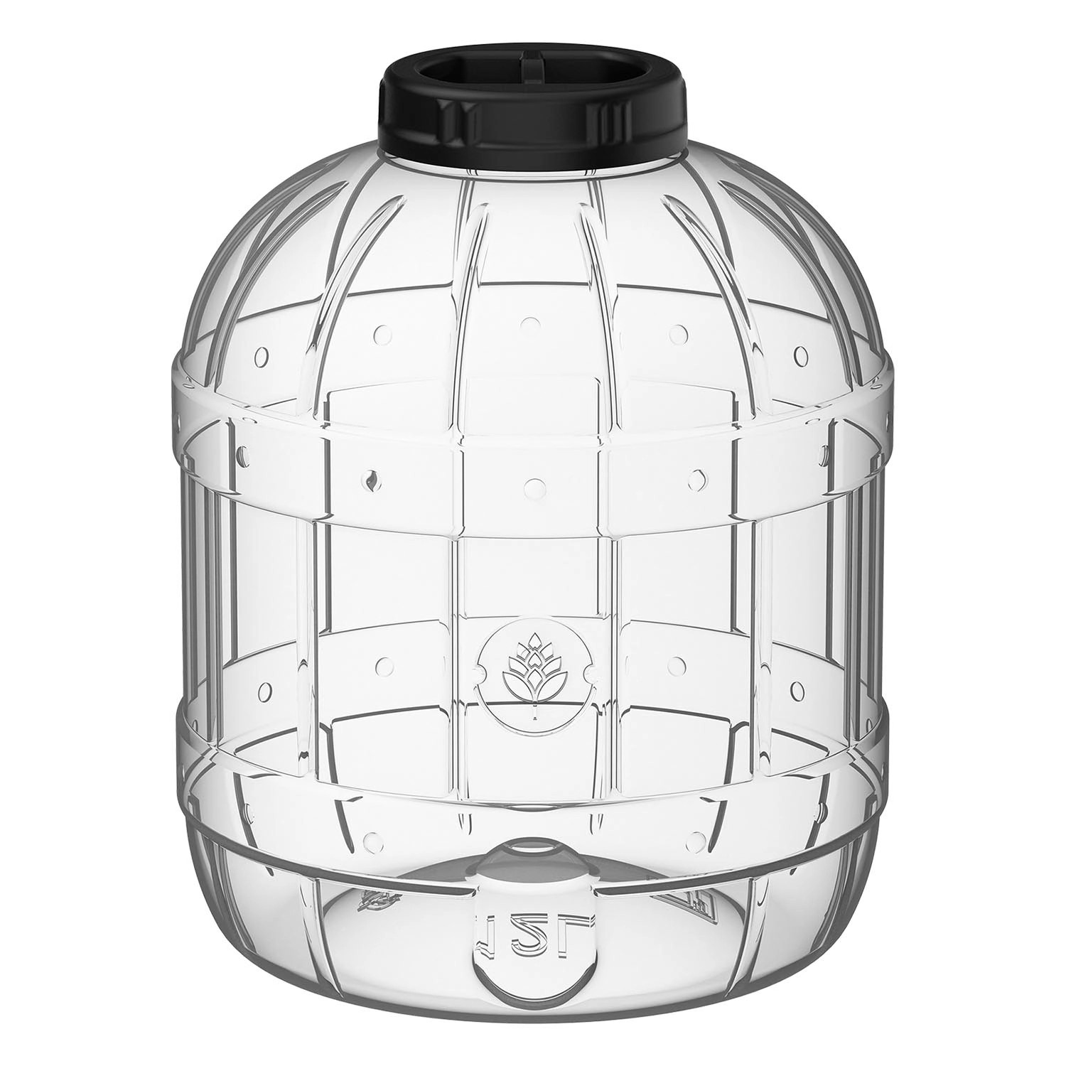 Słoik wielofukcyjny z czarną zakętką - 12 L