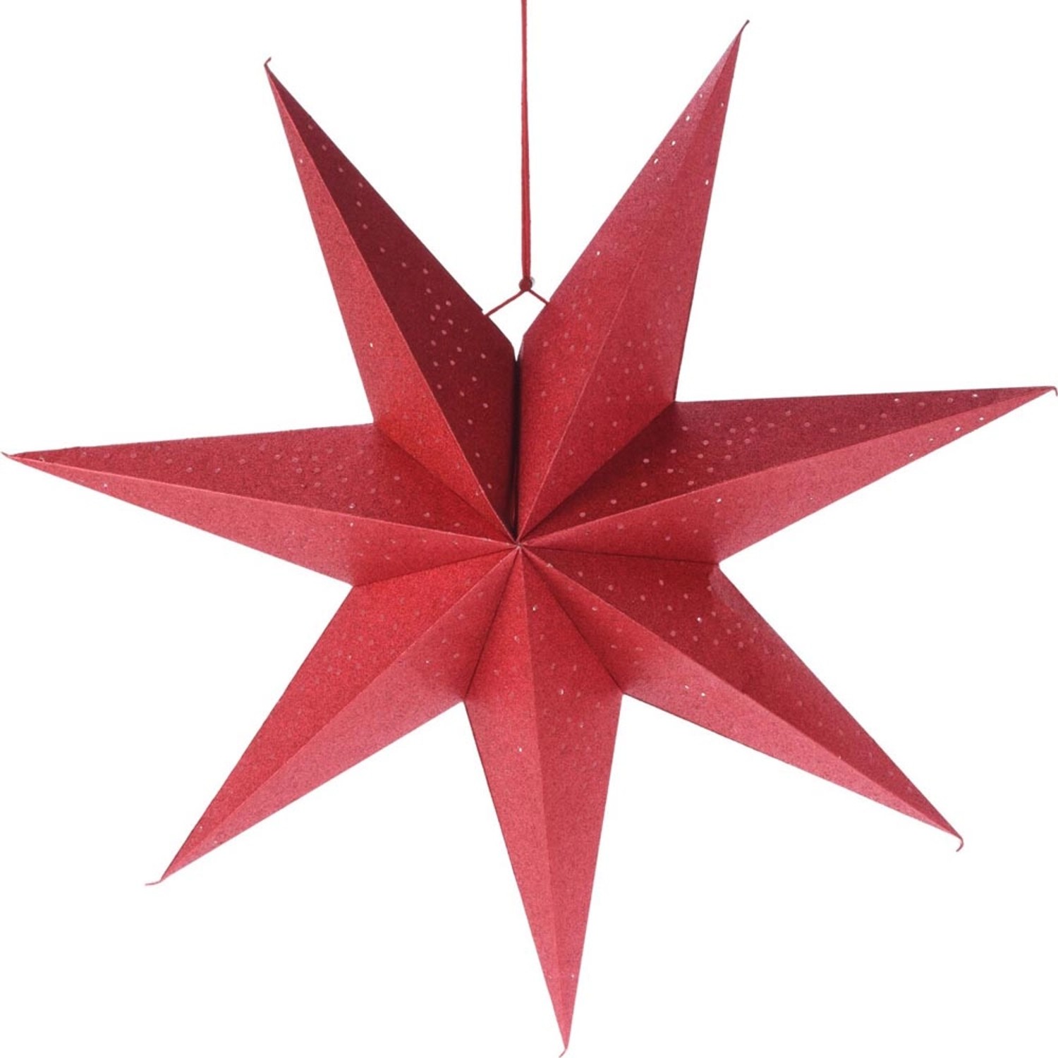 Gwiazda papierowa czerwona - wys. 60 cm