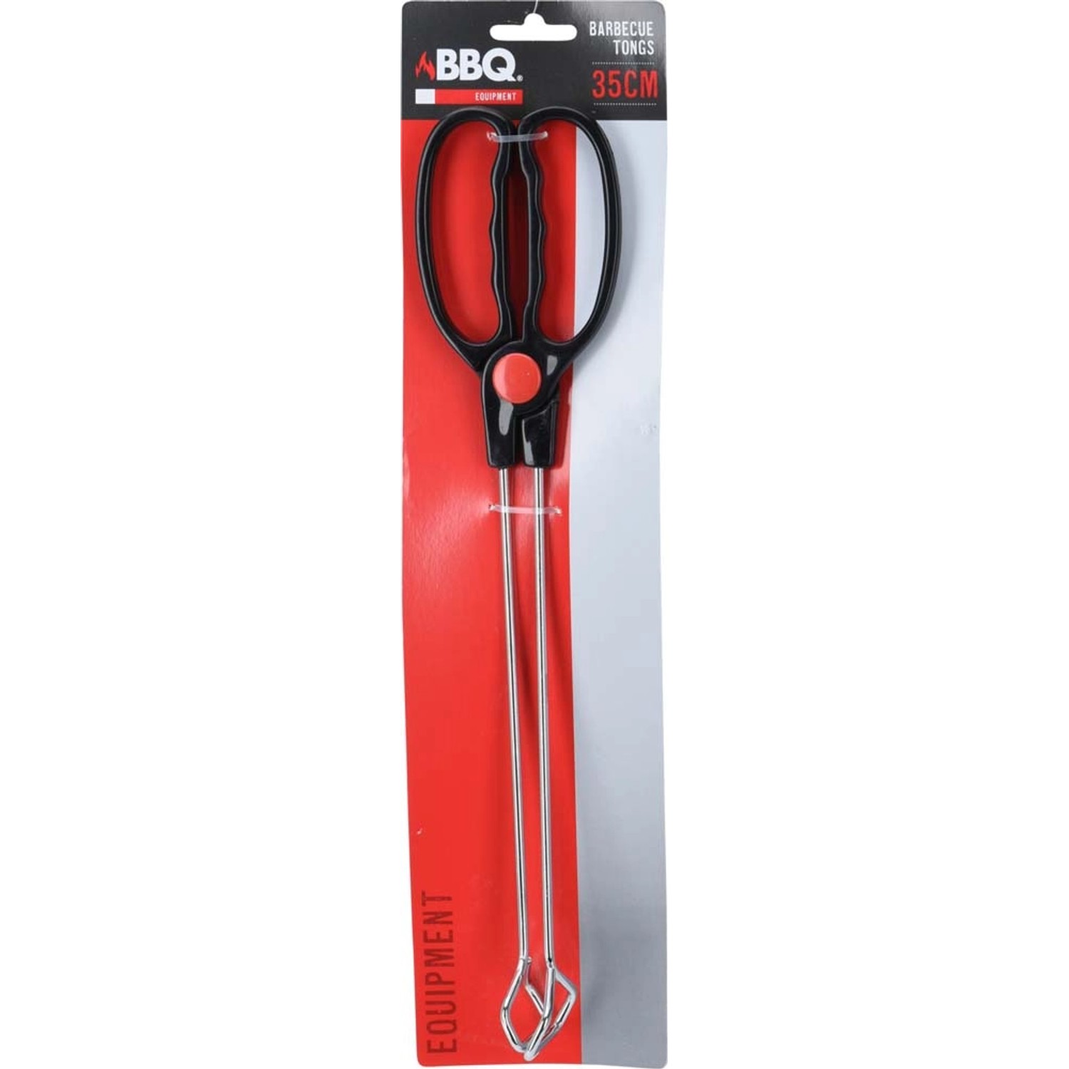 Szczypce do grilla plastikowy uchwyt - 35,5 cm