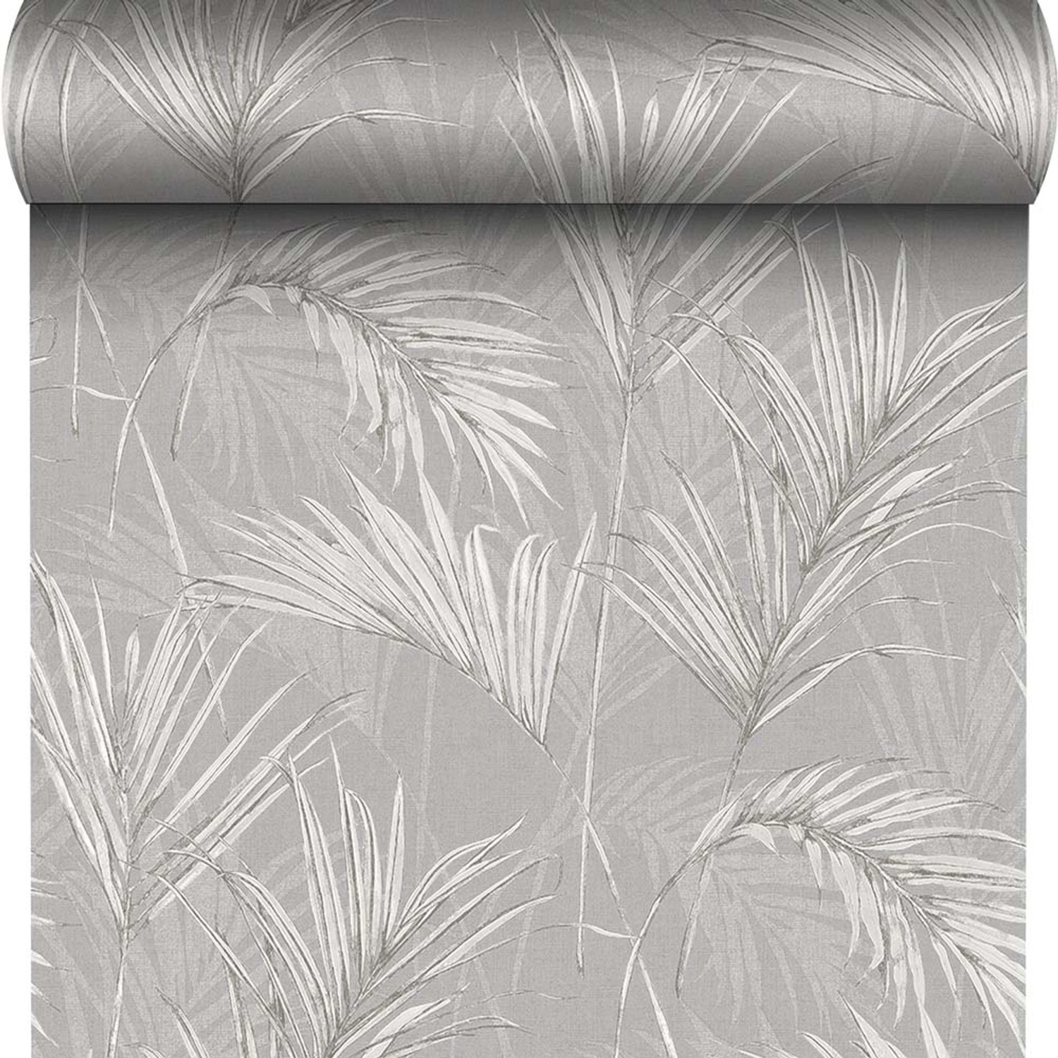 Tapeta winylowa na flizelinie PALM SPRINGS szara