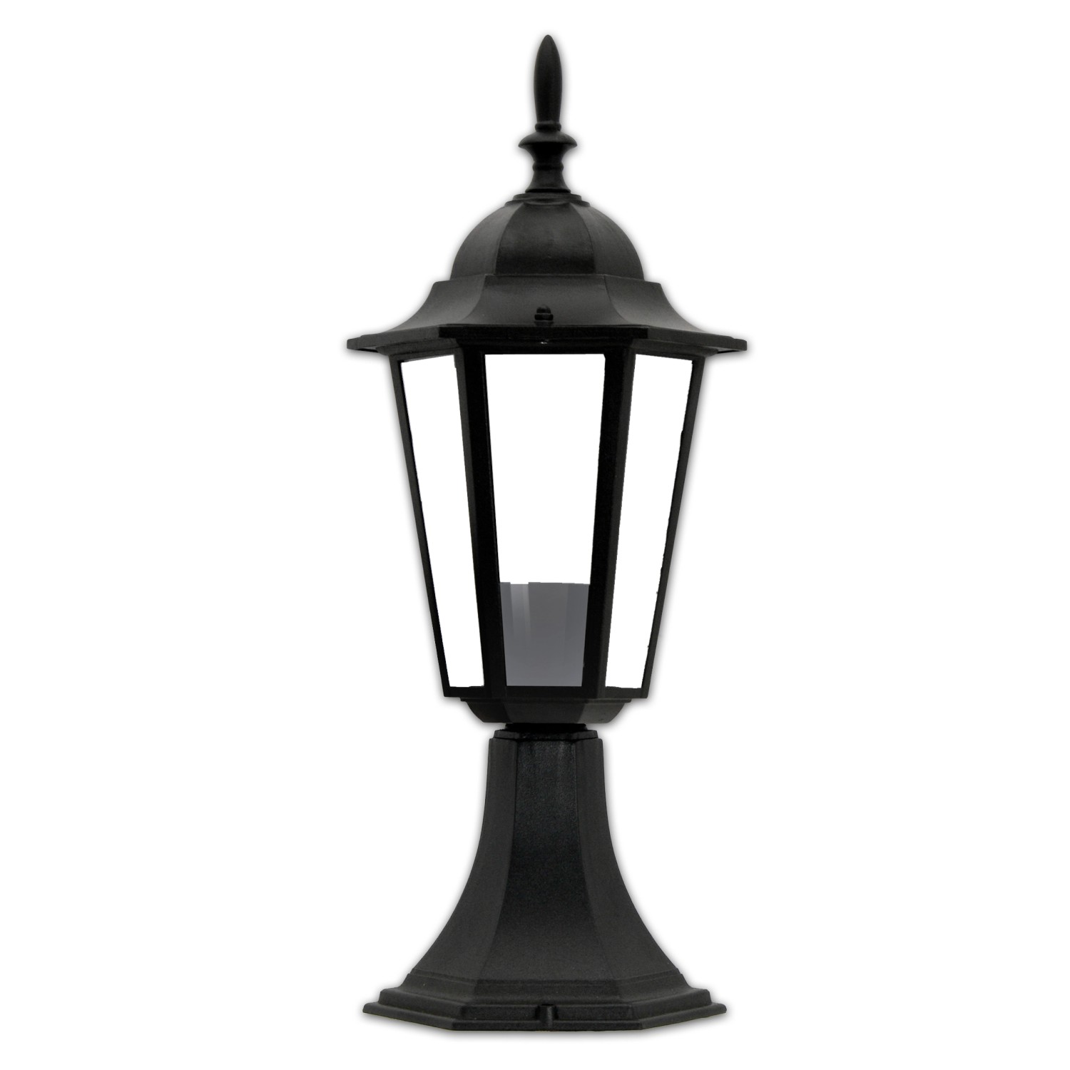 Polux Lampa ogrodowa LIGURIA 1xE27 60W wys. 42cm aluminium czarna