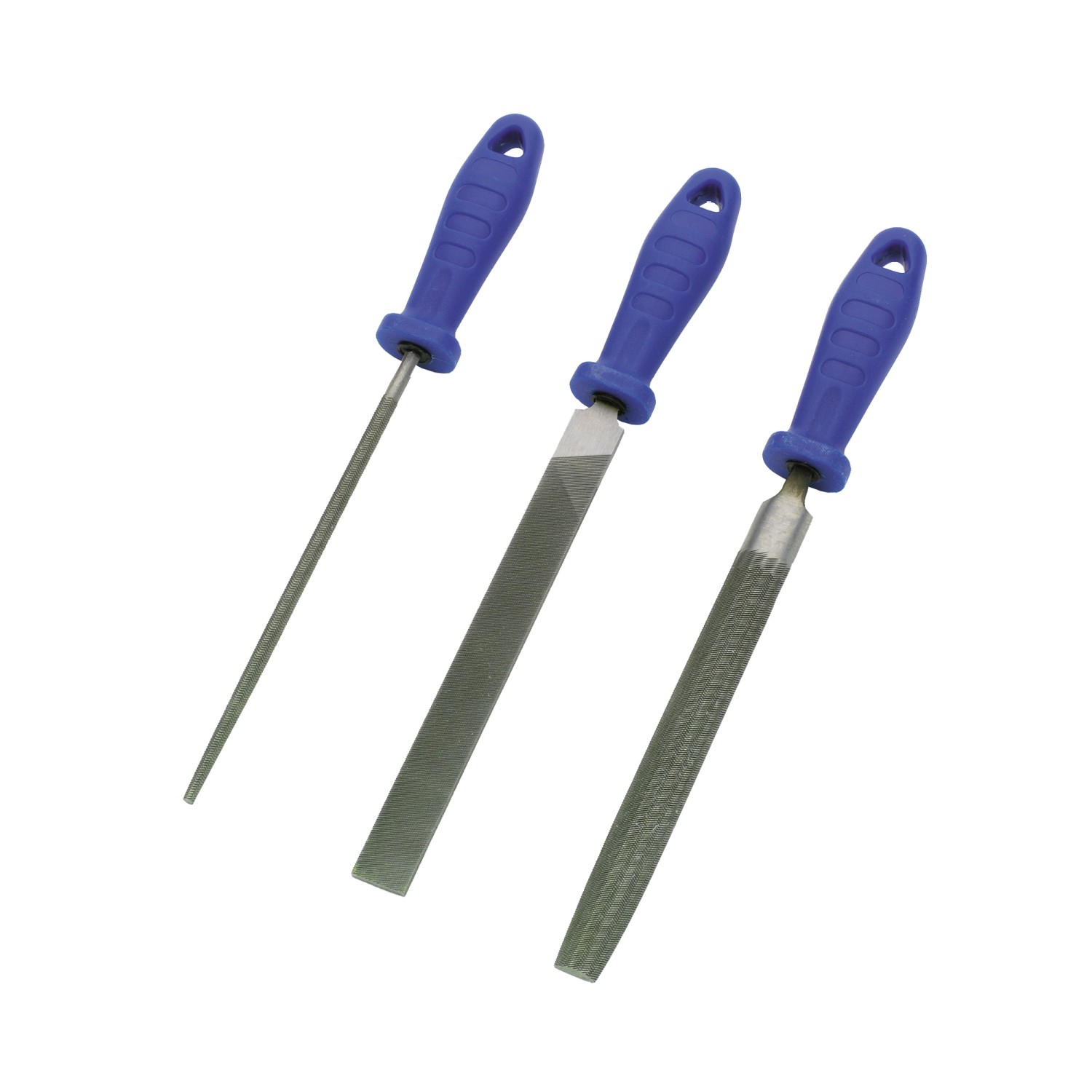 LUX Zestaw pilników o długości 200 mm 3- częściowy