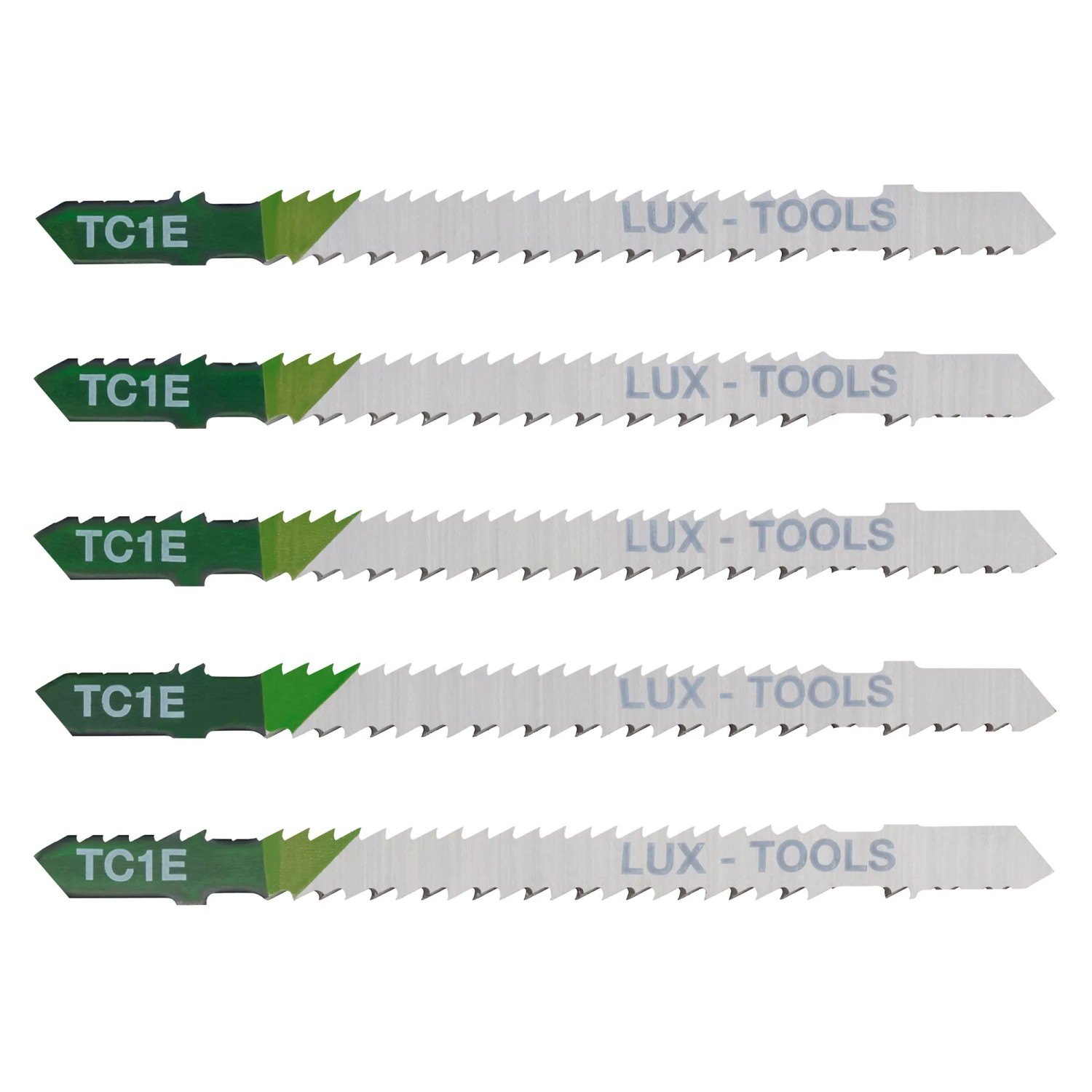 LUX Brzeszczot do wyrzynarki do drewna z uchwytem T 5 sztuk