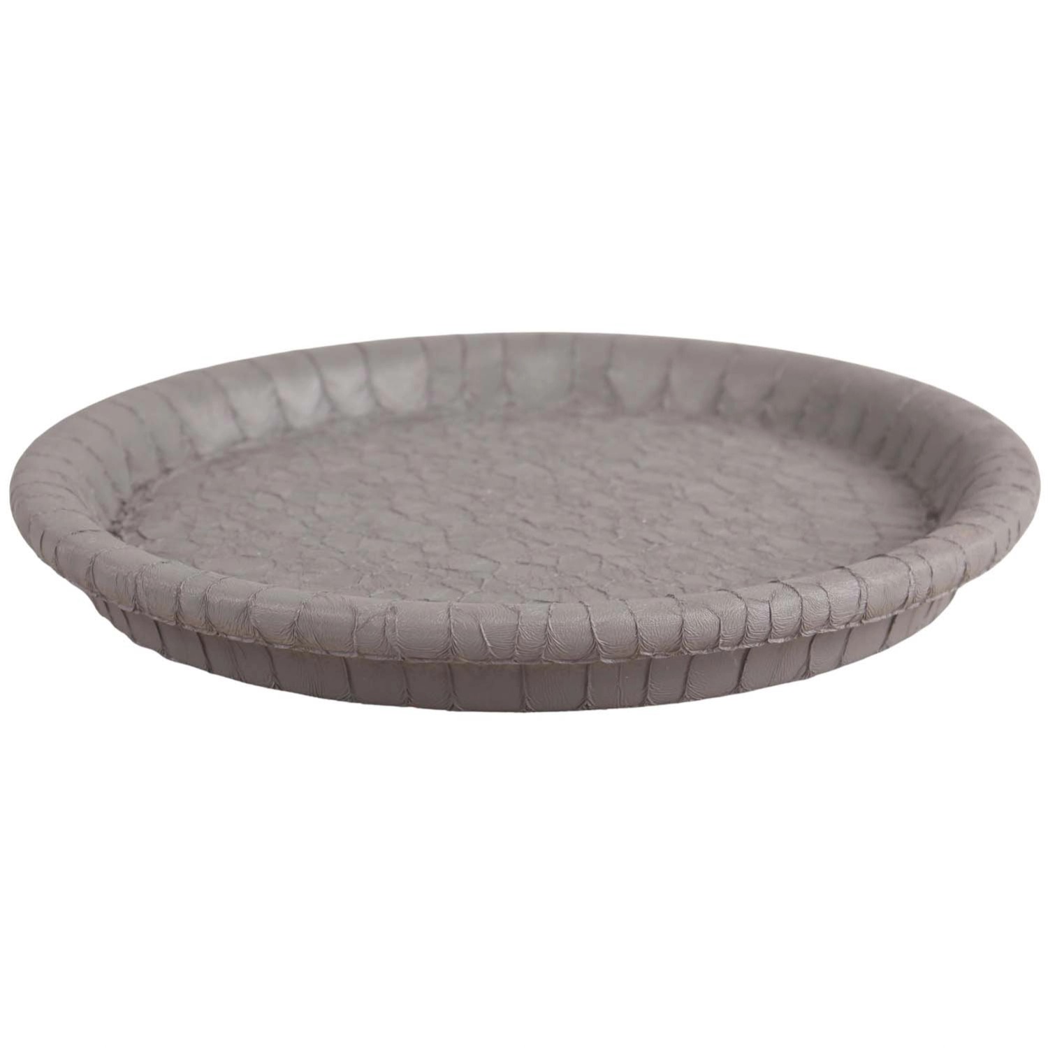 Podstawka terakotowa grafitowa - 24 cm