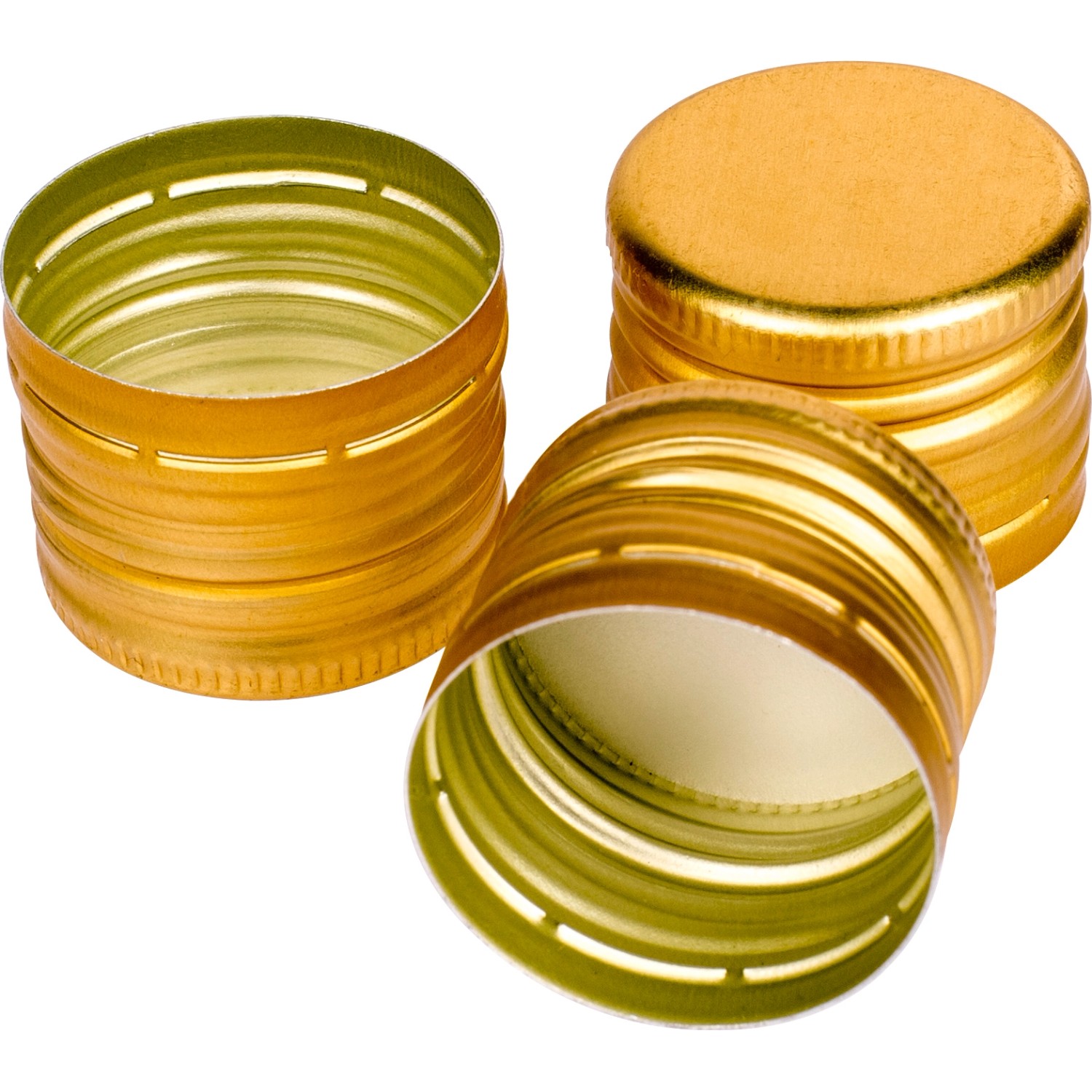 Zakrętka do butelek złota fi 31,5/24 - 6 szt.