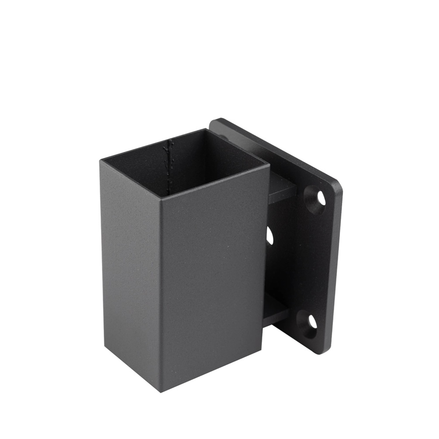 Kornik Mocowanie słupka postokątnego pionowe nierdzewne antracyt