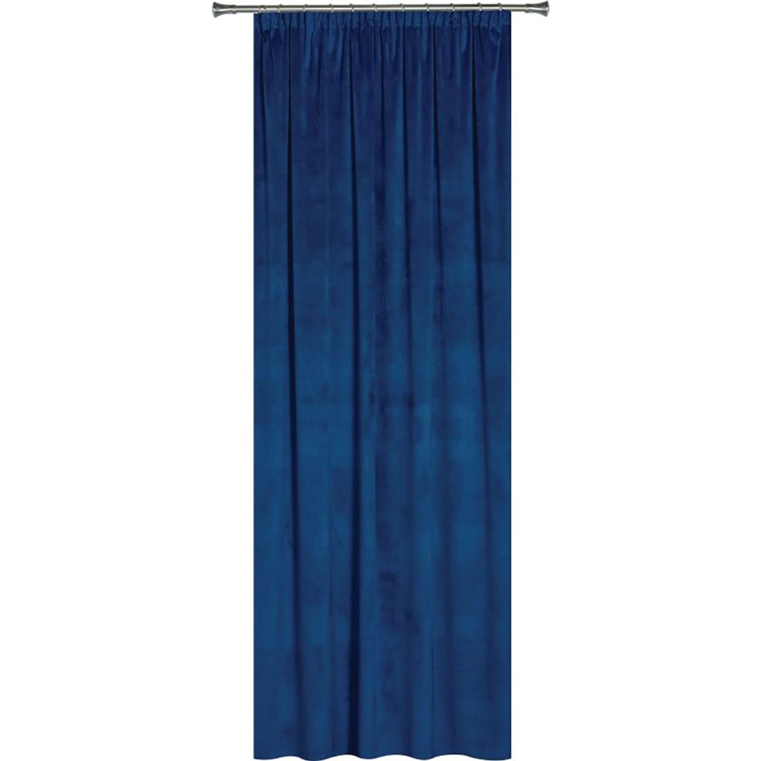 Zasłona VELUTTO na taśmie 140 cm x 260 cm ciemnoniebieska