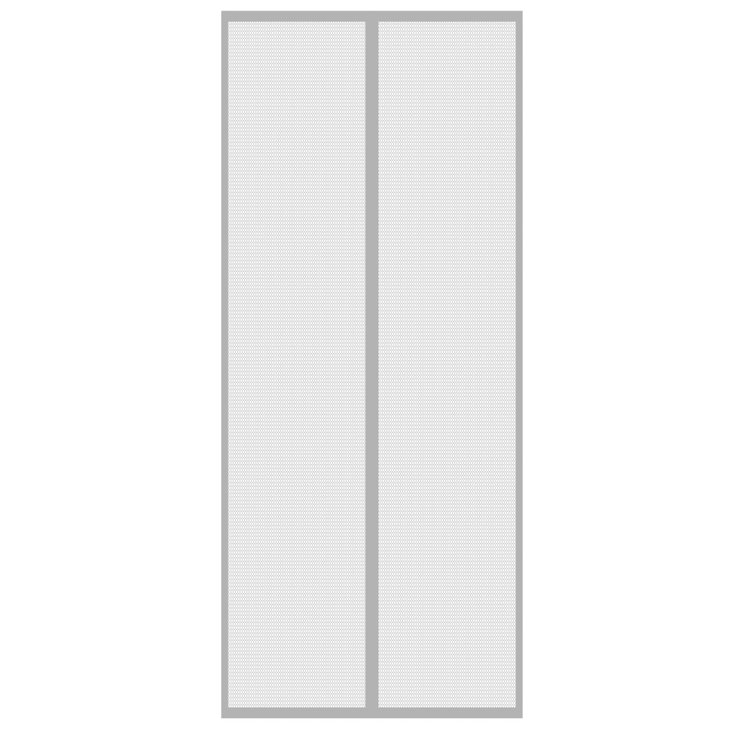 Gockowiak Moskitiera drzwiowa magnetyczna szara 220 cm x 100 cm