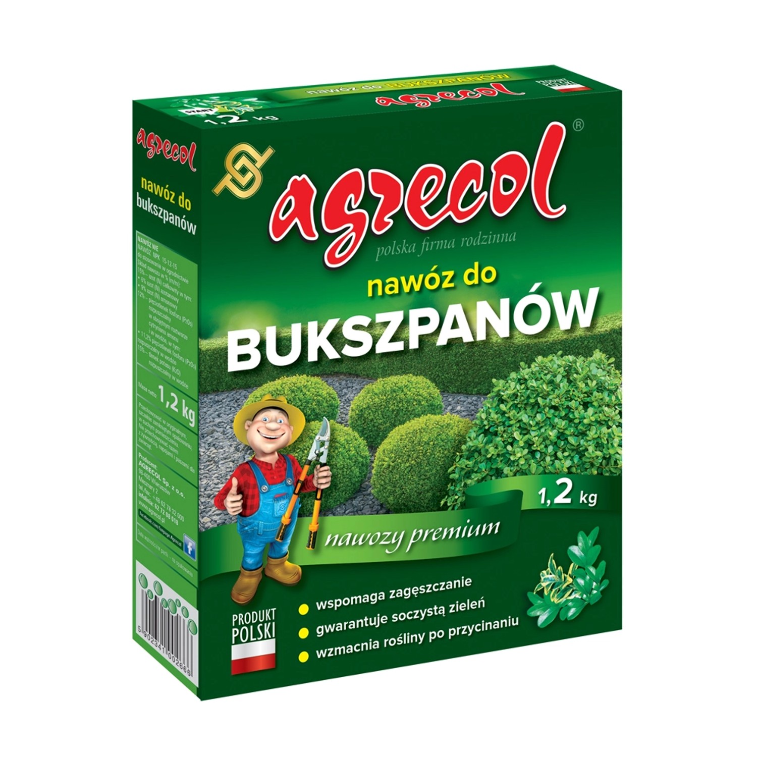 Nawóz do bukszpanów 1,2kg.