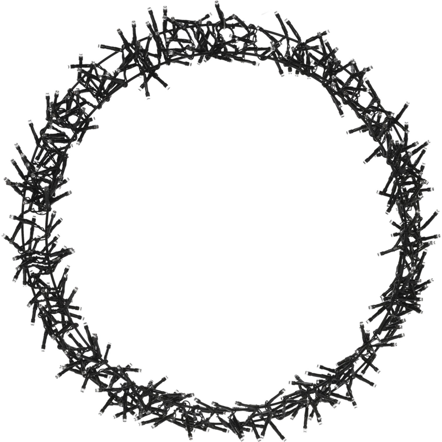 Pierścień wiszący LED ciepły biały - śr. 48 cm