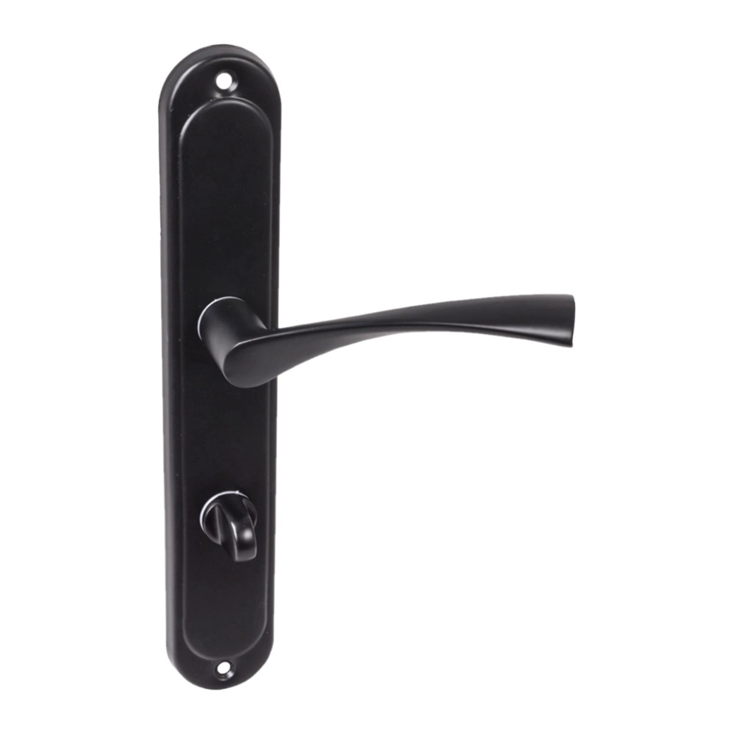 Domino Klamka Romana szyld WC czarna