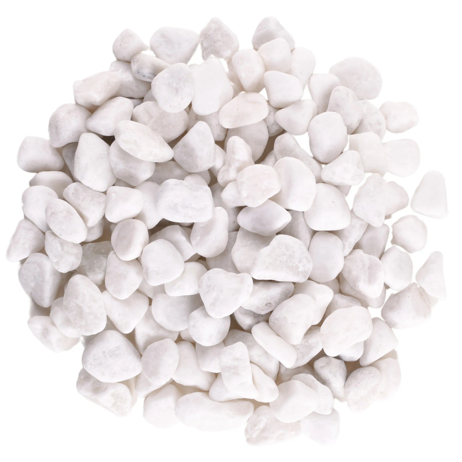 Kamenie dekoracyjne marmur białe 8-12 mm - 900 g