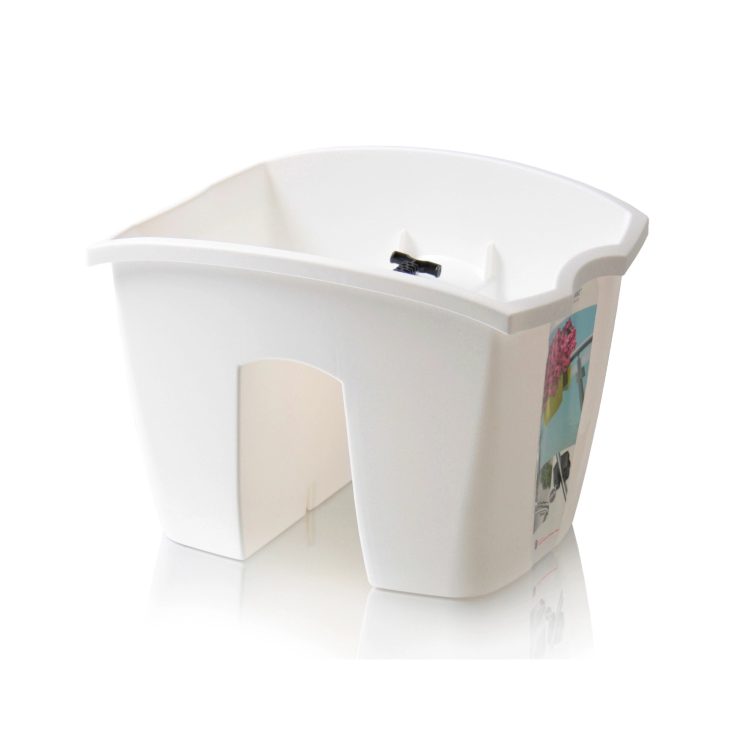 Skrzynka na barierkę Crown DCRO240 biała 7 l