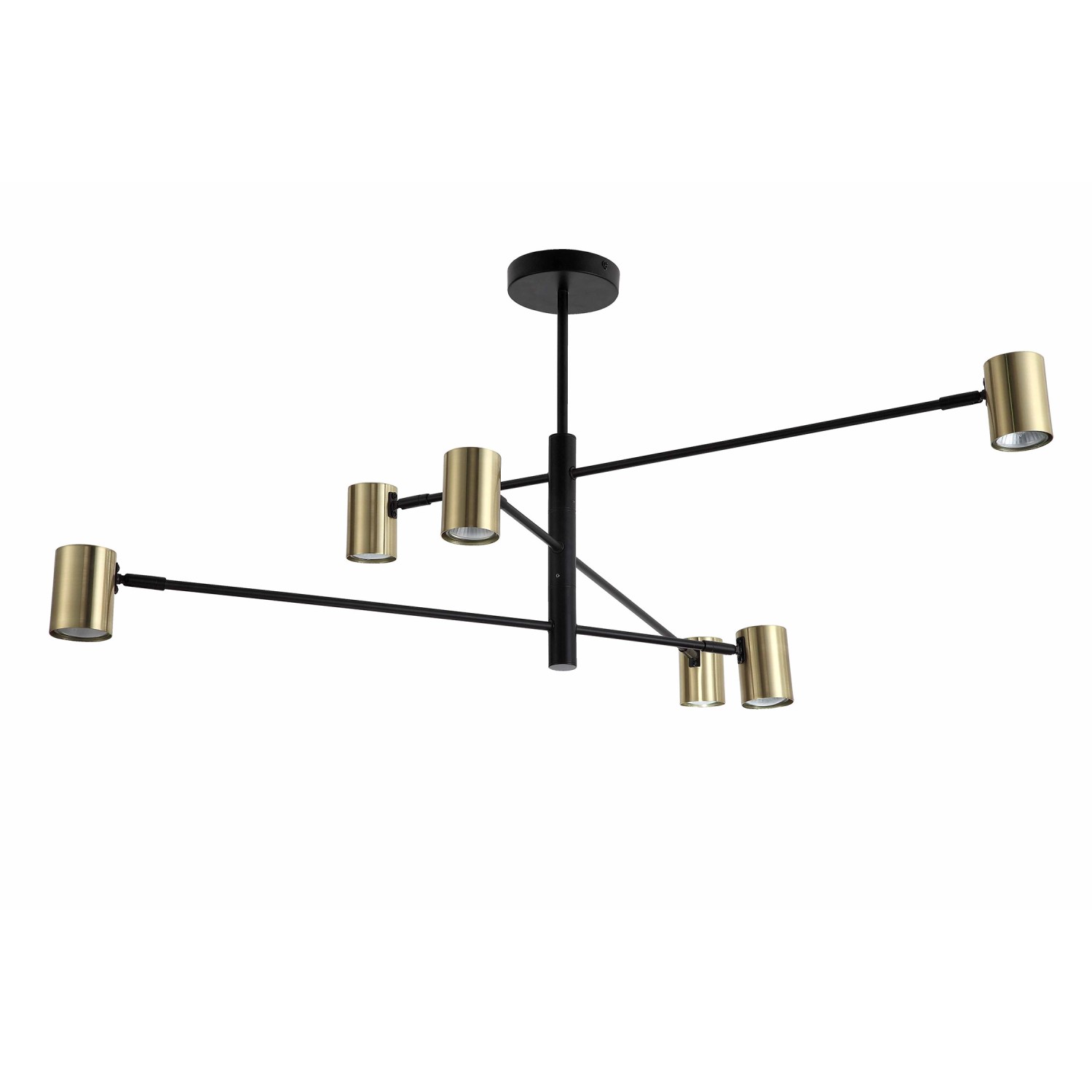 Light Prestige Lampa sufitowa SNOW 6x8W GU10 złota