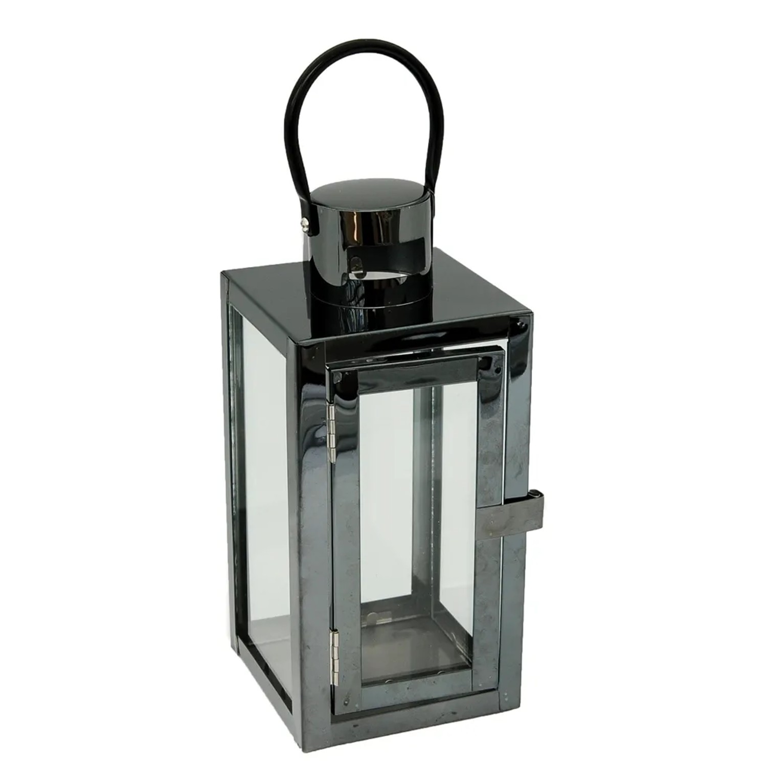 Latarnia Barcelona na świece S czarna wys.23cm