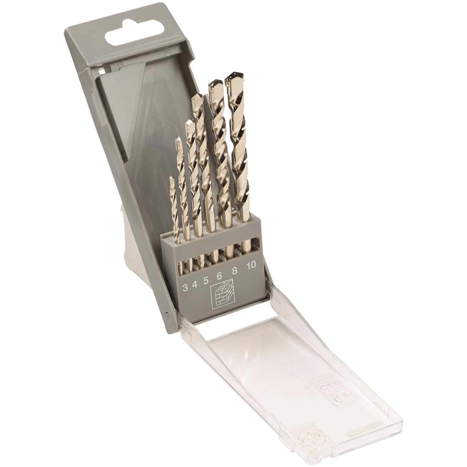 LUX Zestaw wierteł do murów 6-częściowy