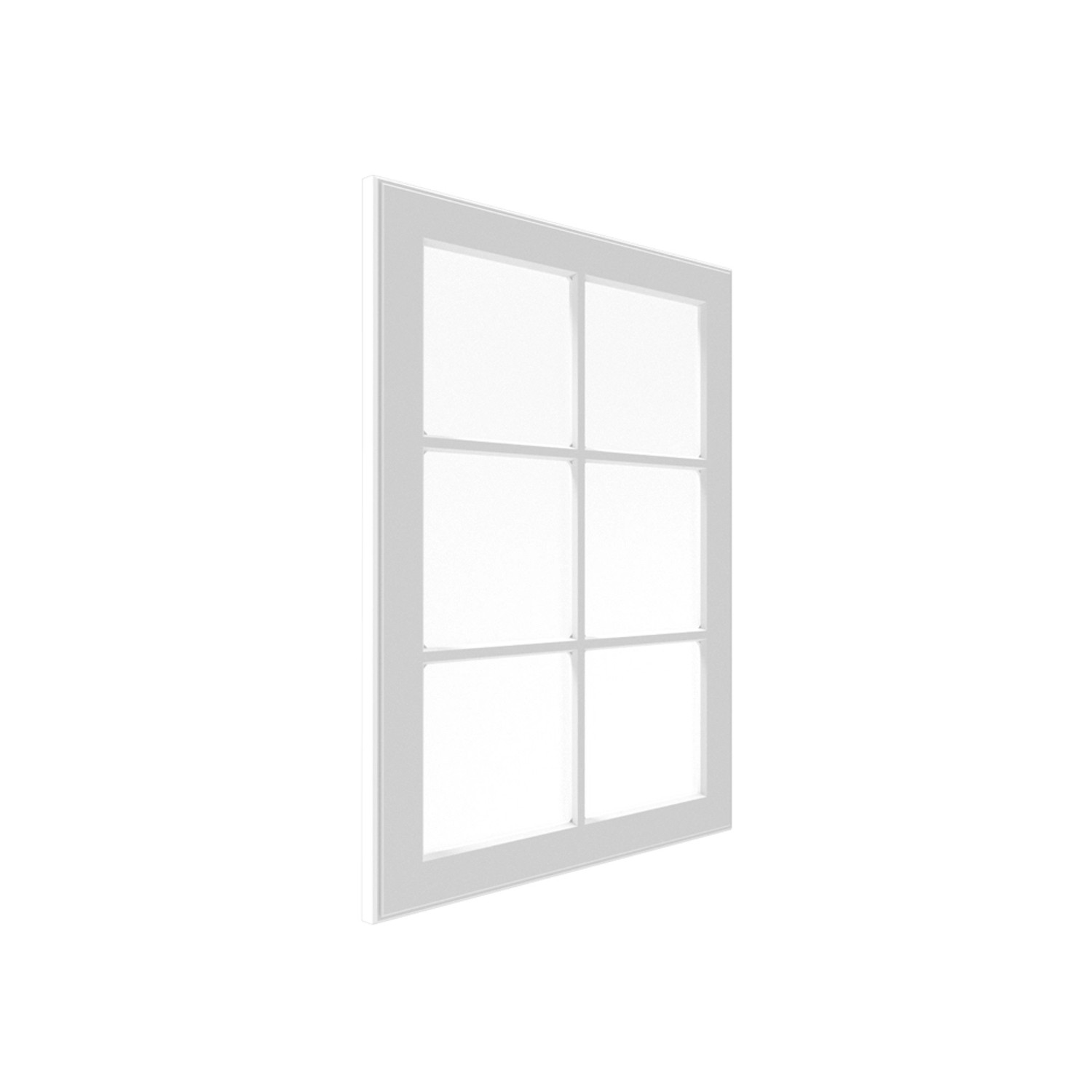 Front Modena witryna 50 x 71 cm biały mat