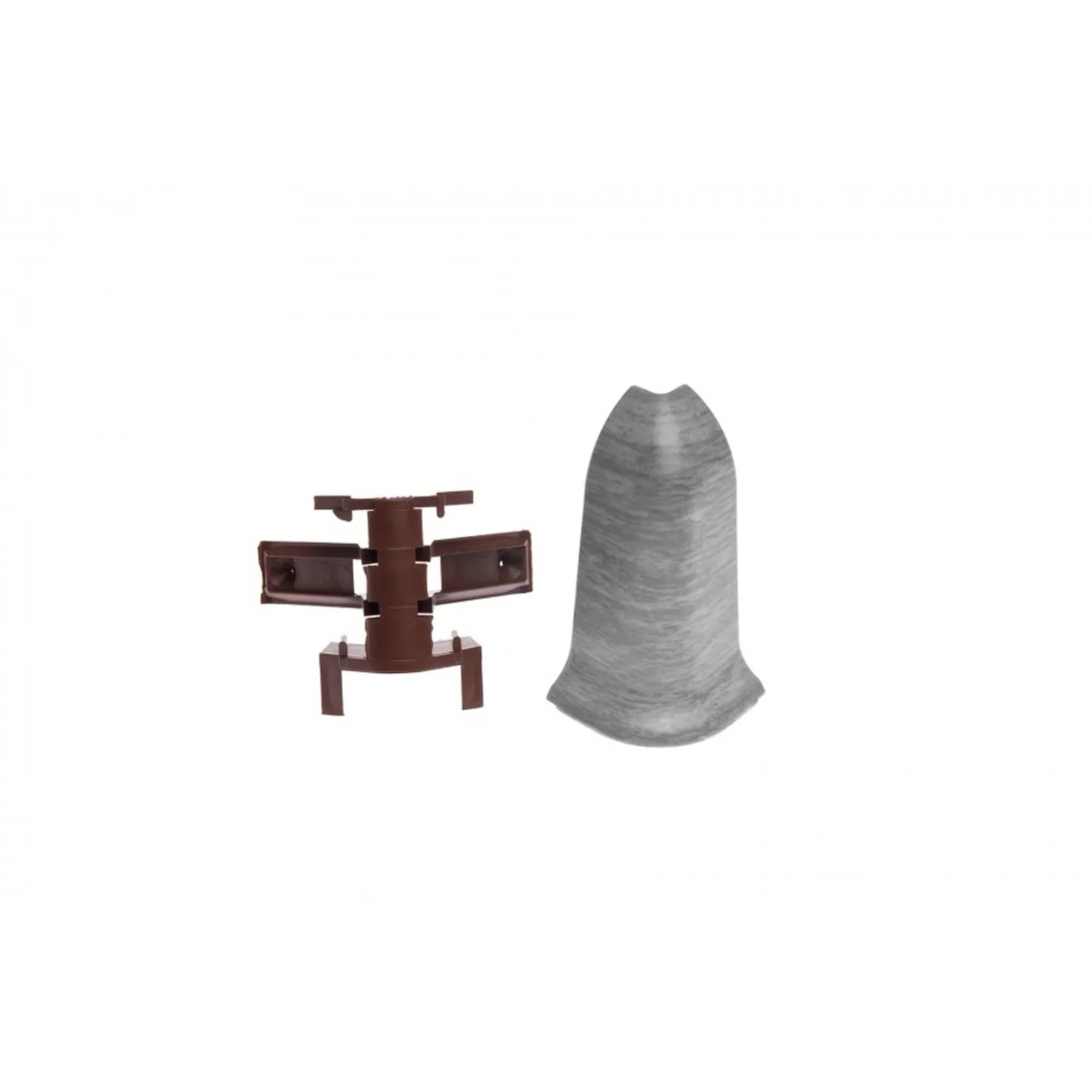 Cezar Narożnik zewnętrzny Premium PVC Dąb Szary Jasny