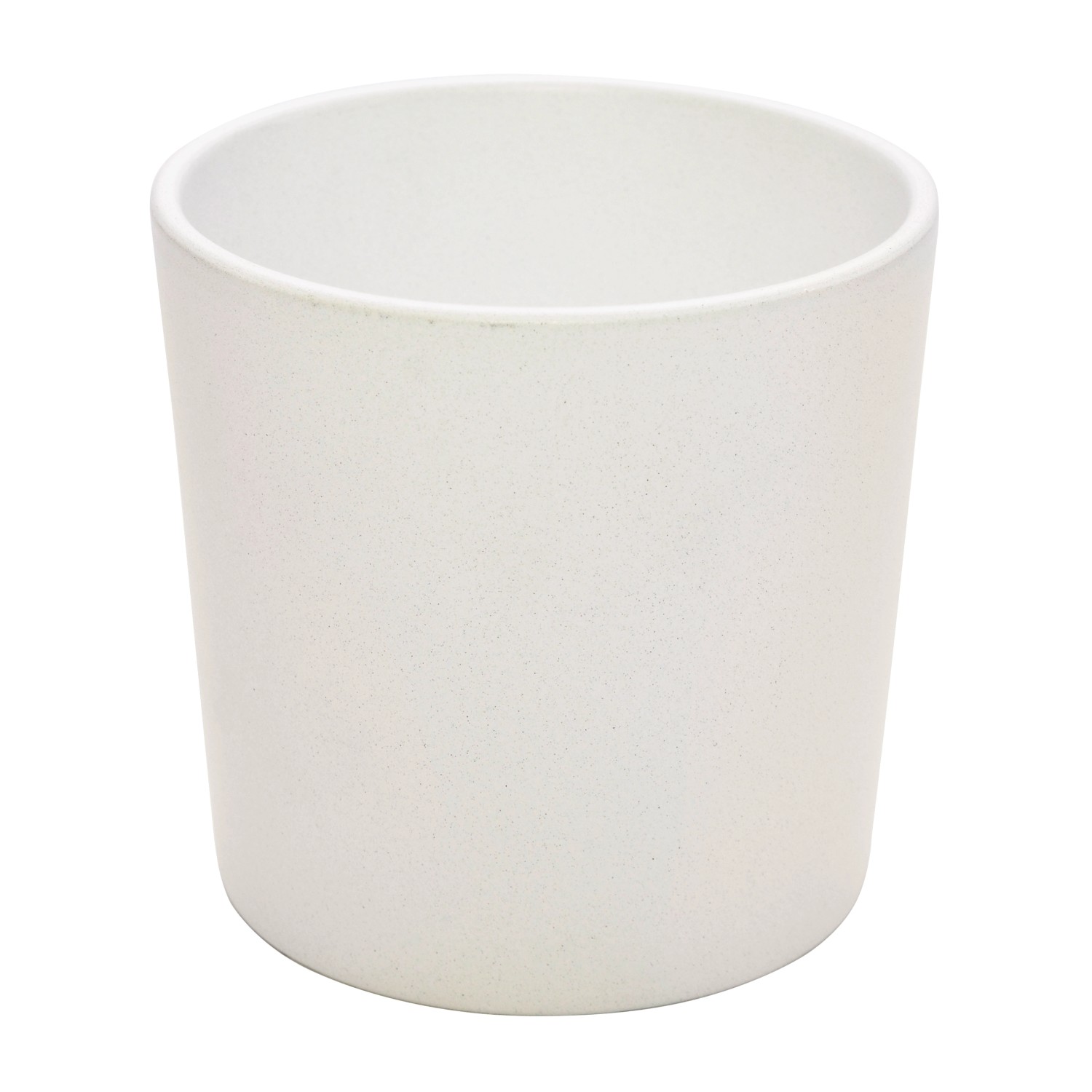 Doniczka Charms biała stone - śr. 17 cm