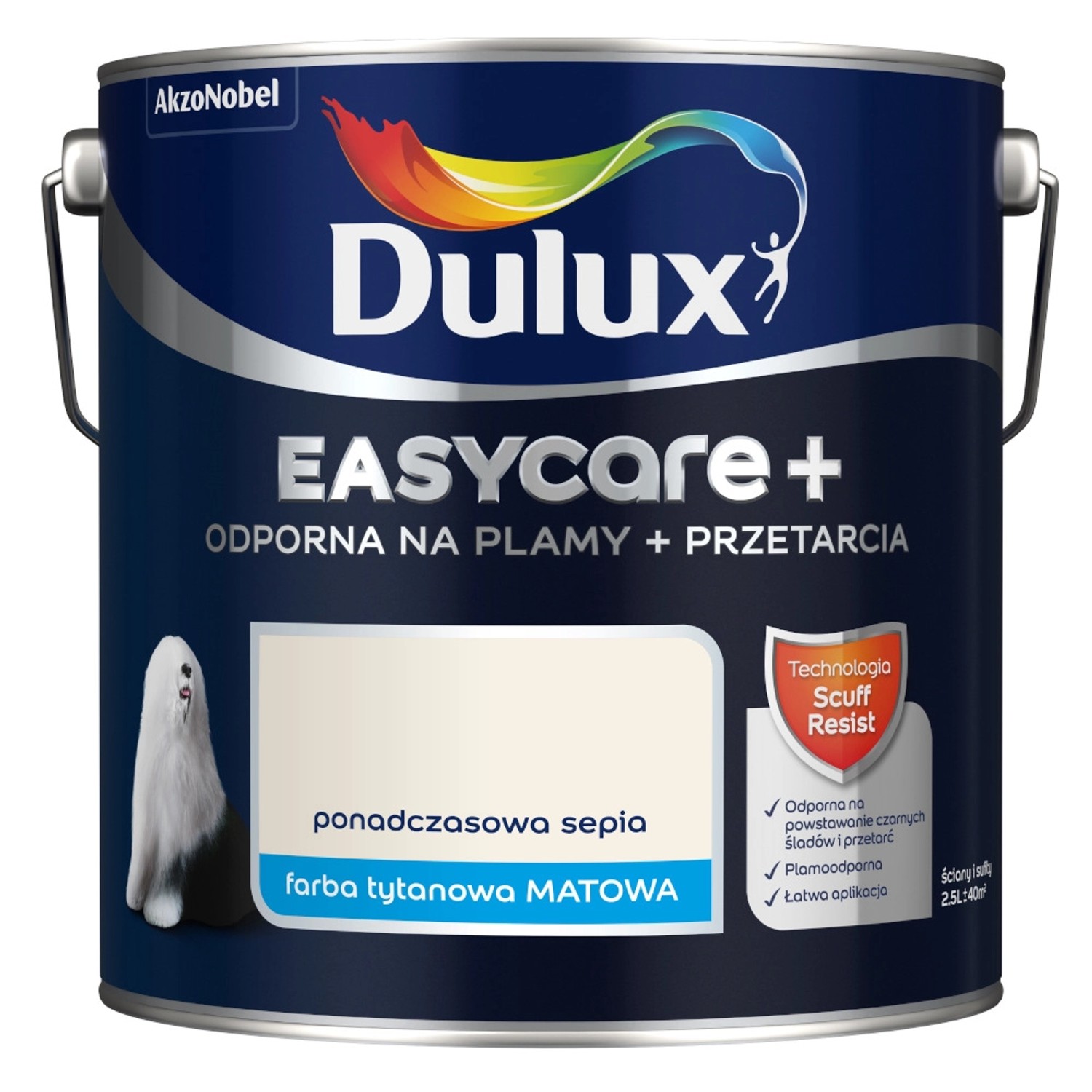 Farba Dulux EasyCare+ ponadczasowa sepia 2,5L